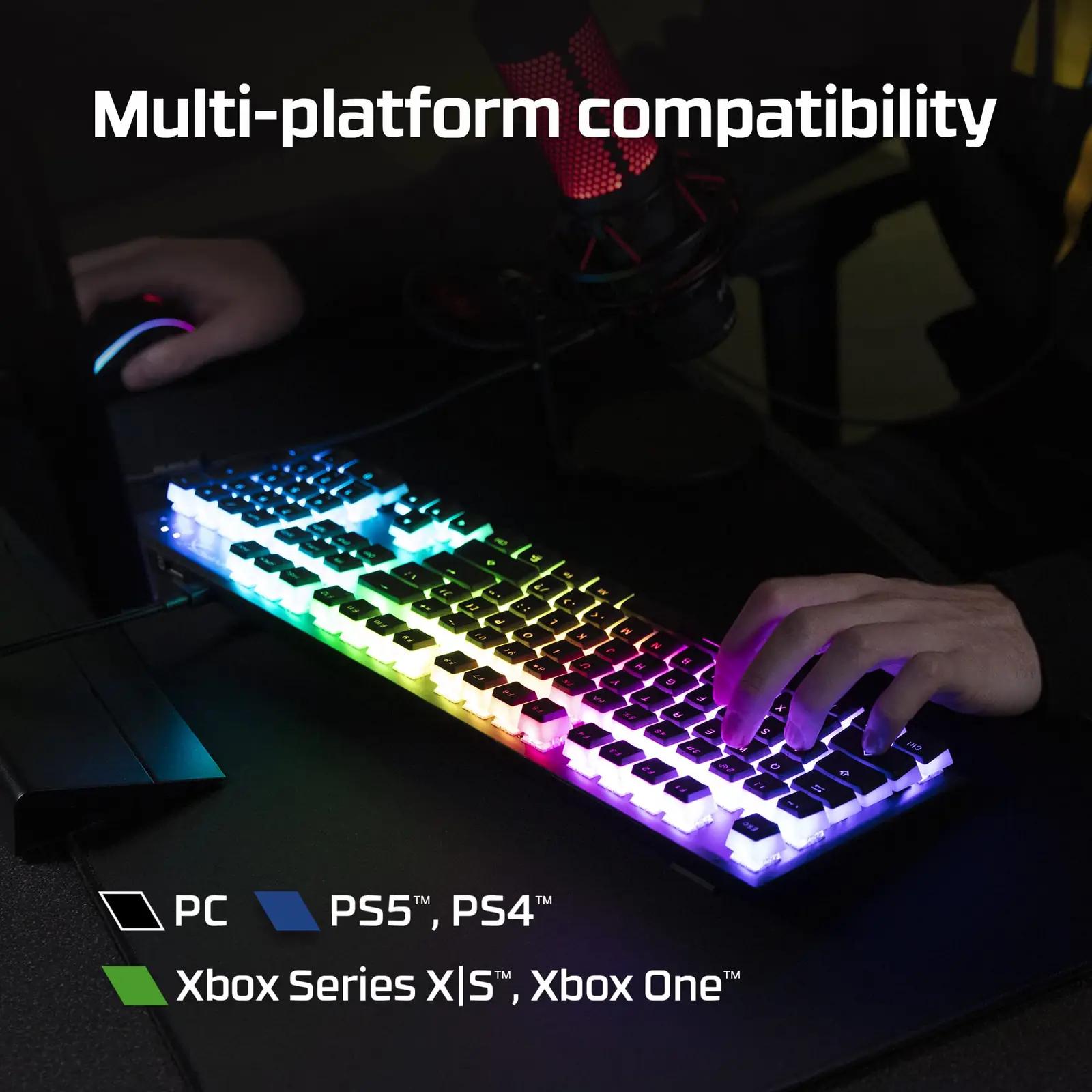 HyperX mehaaniline mänguklaviatuur — vastupidav ABS, RGB valgus – pilt 8
