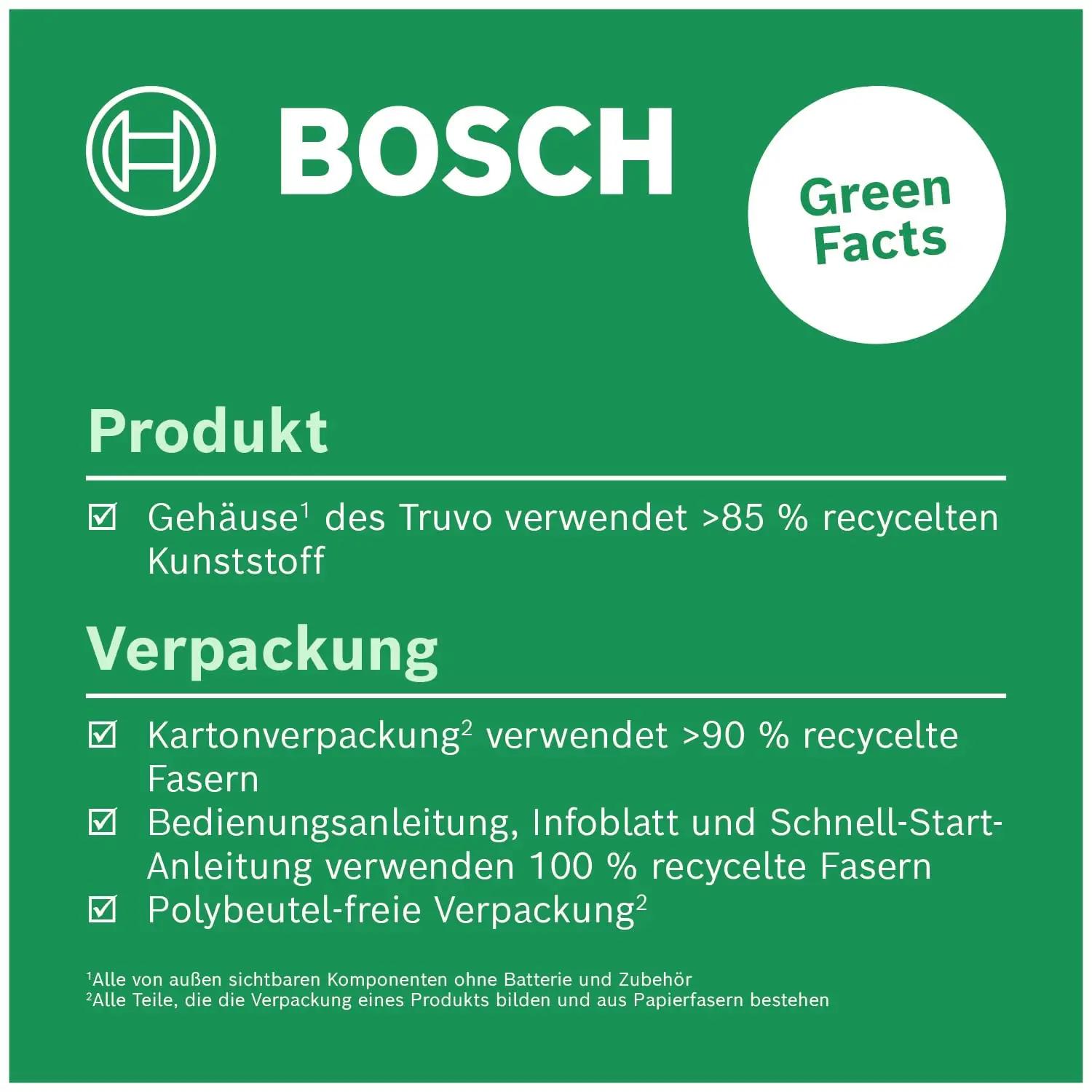 Bosch Truvo II otsija — mugav seinale peituvate juhtmete leidja – pakend ja tarvikud