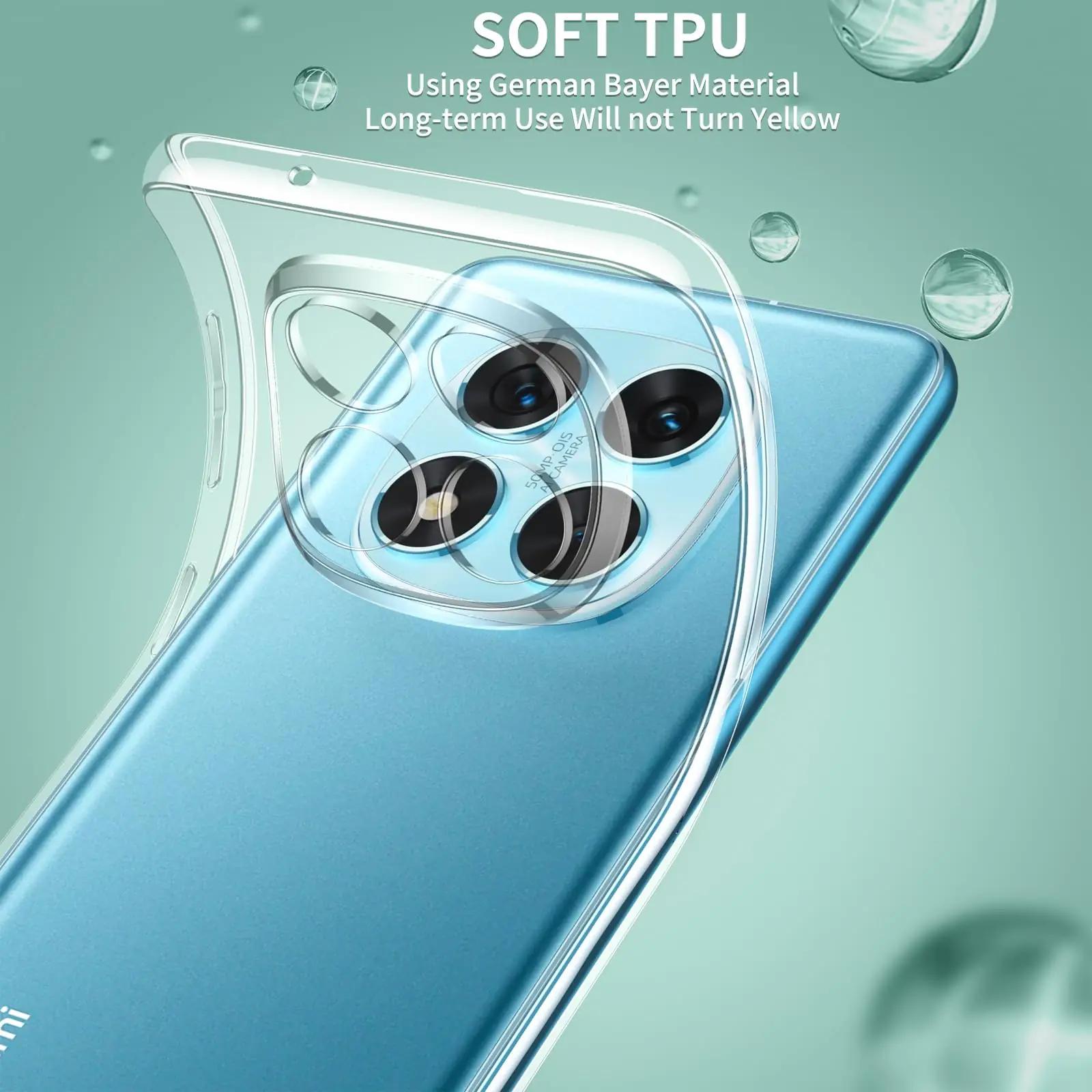 Phoona õhuke kaitsekate Redmi Note 14 Pro 4G — kerge TPU – lisavaade