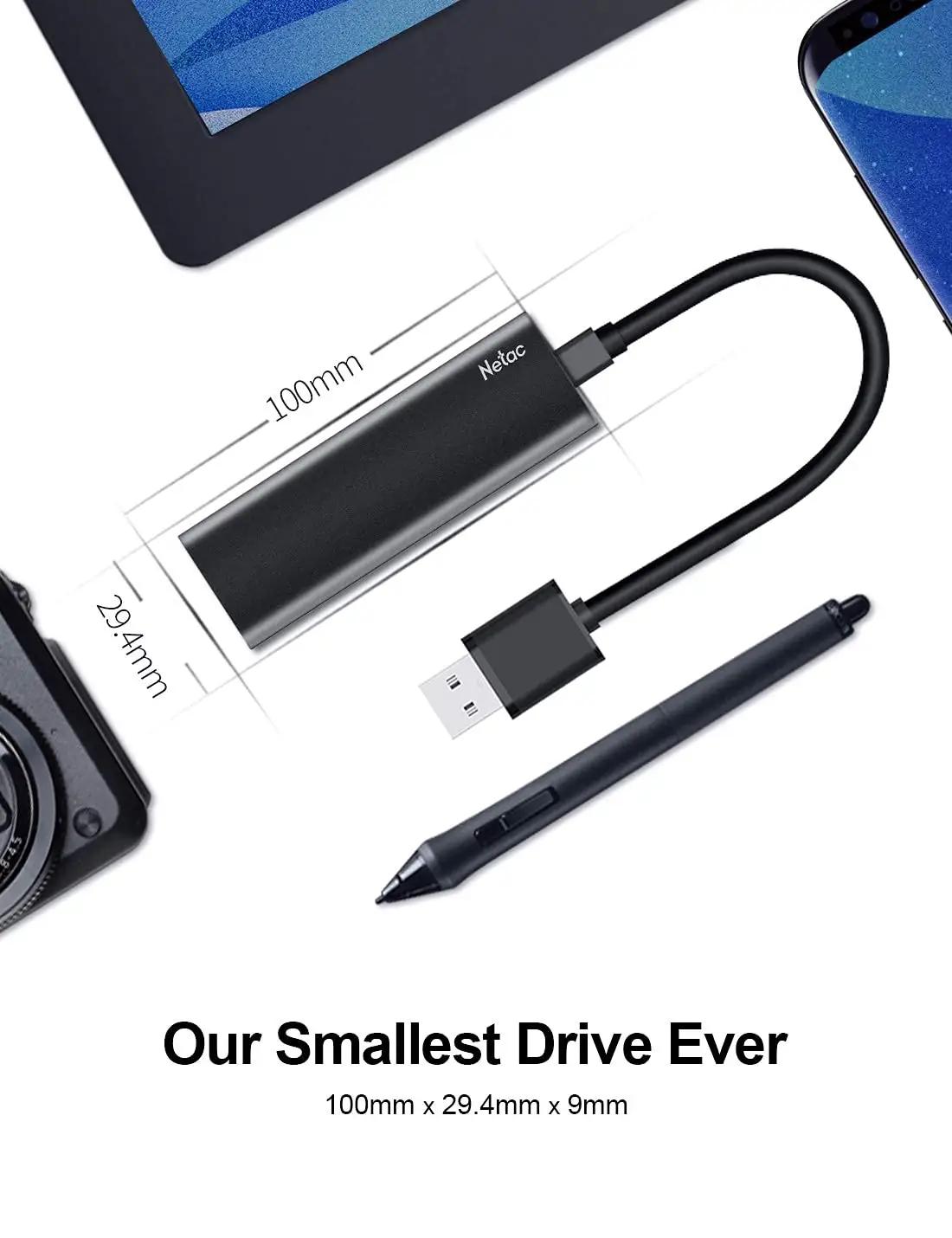 Netac õhukese alumiiniumkestaga 2TB väline SSD kiireks – kasutusnäide