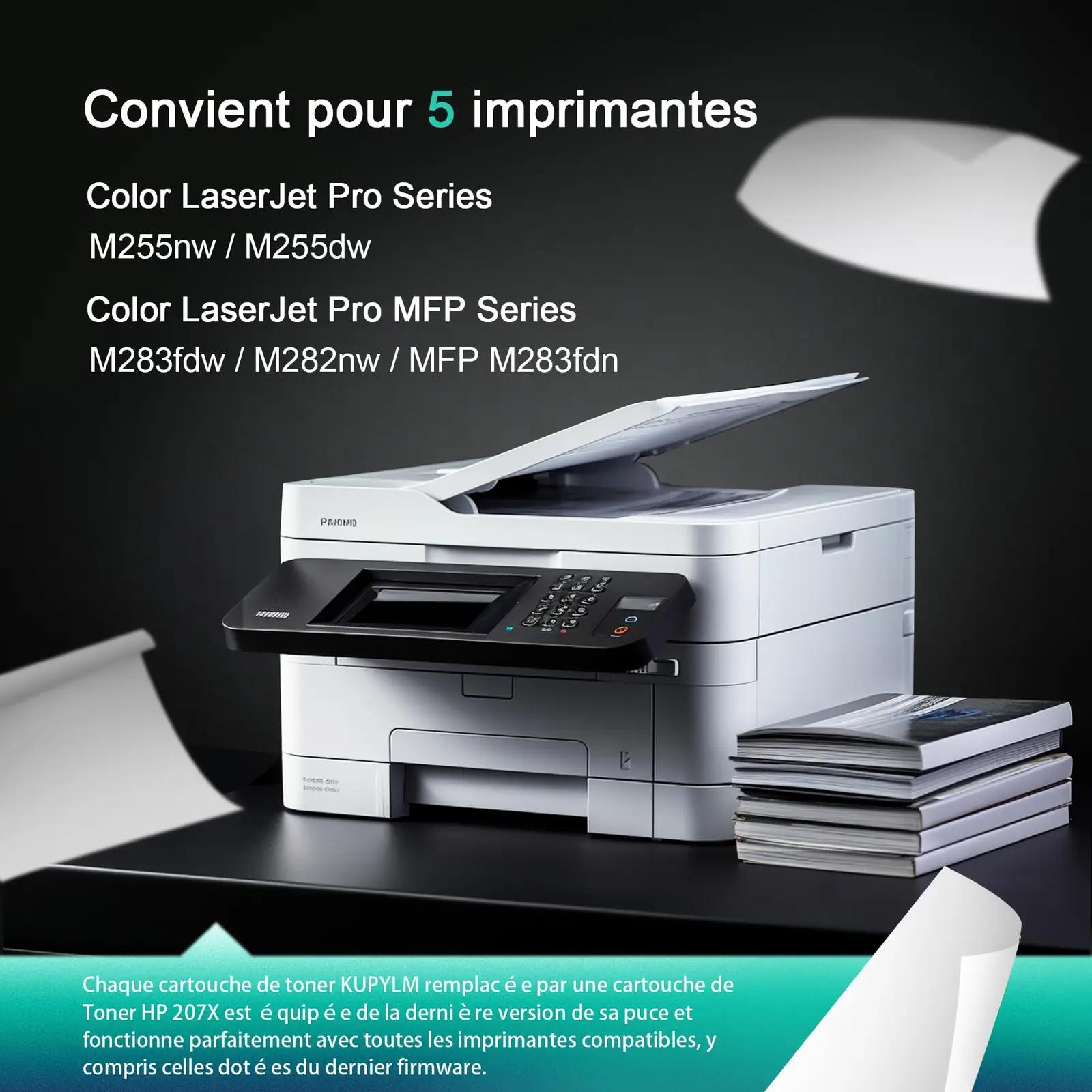 KUPYLM cartouche hp 207x cartouche hp m283fdw toner – detailne lähivaade