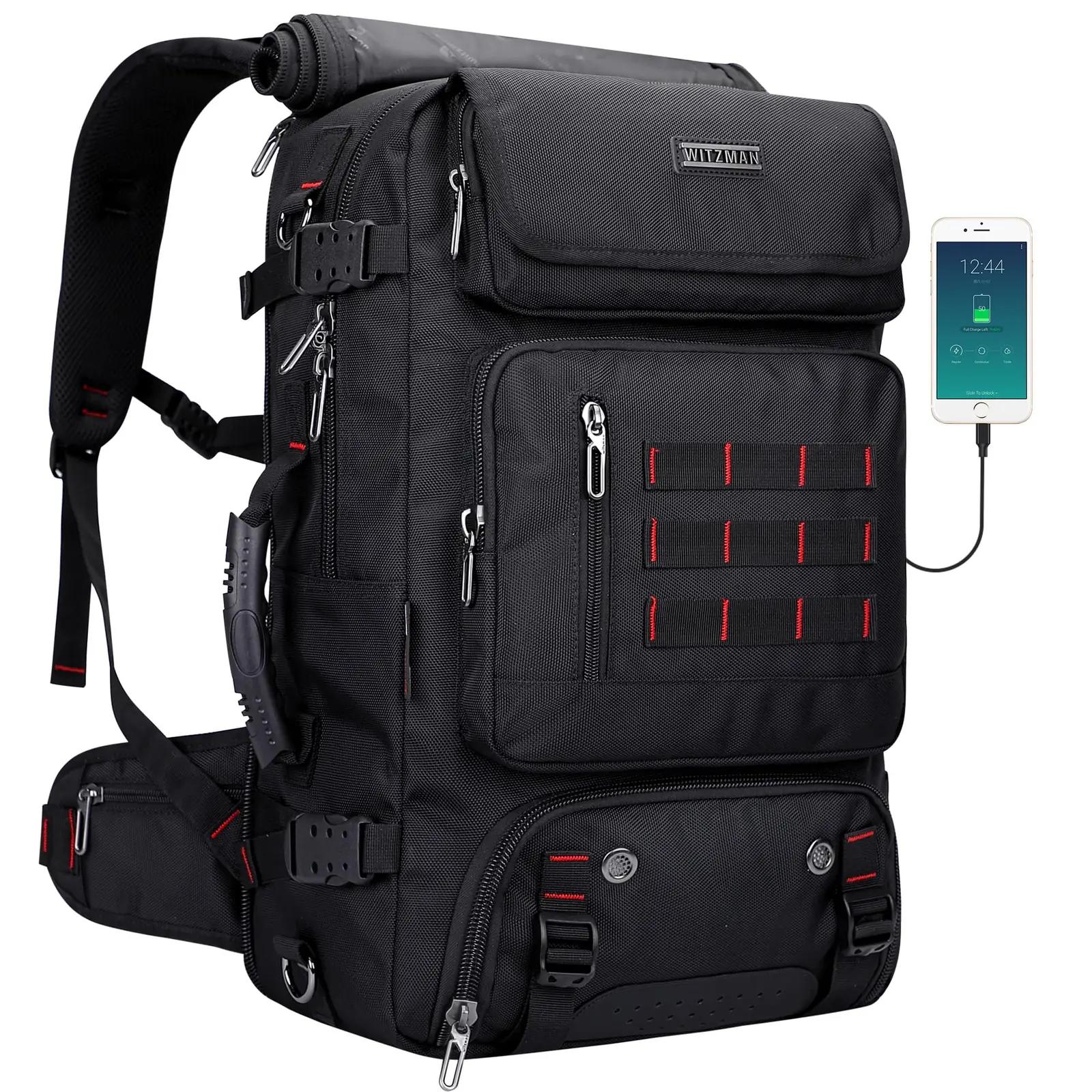 WITZMAN vastupidav reiseruumist rucksack USB-laadijaga B682