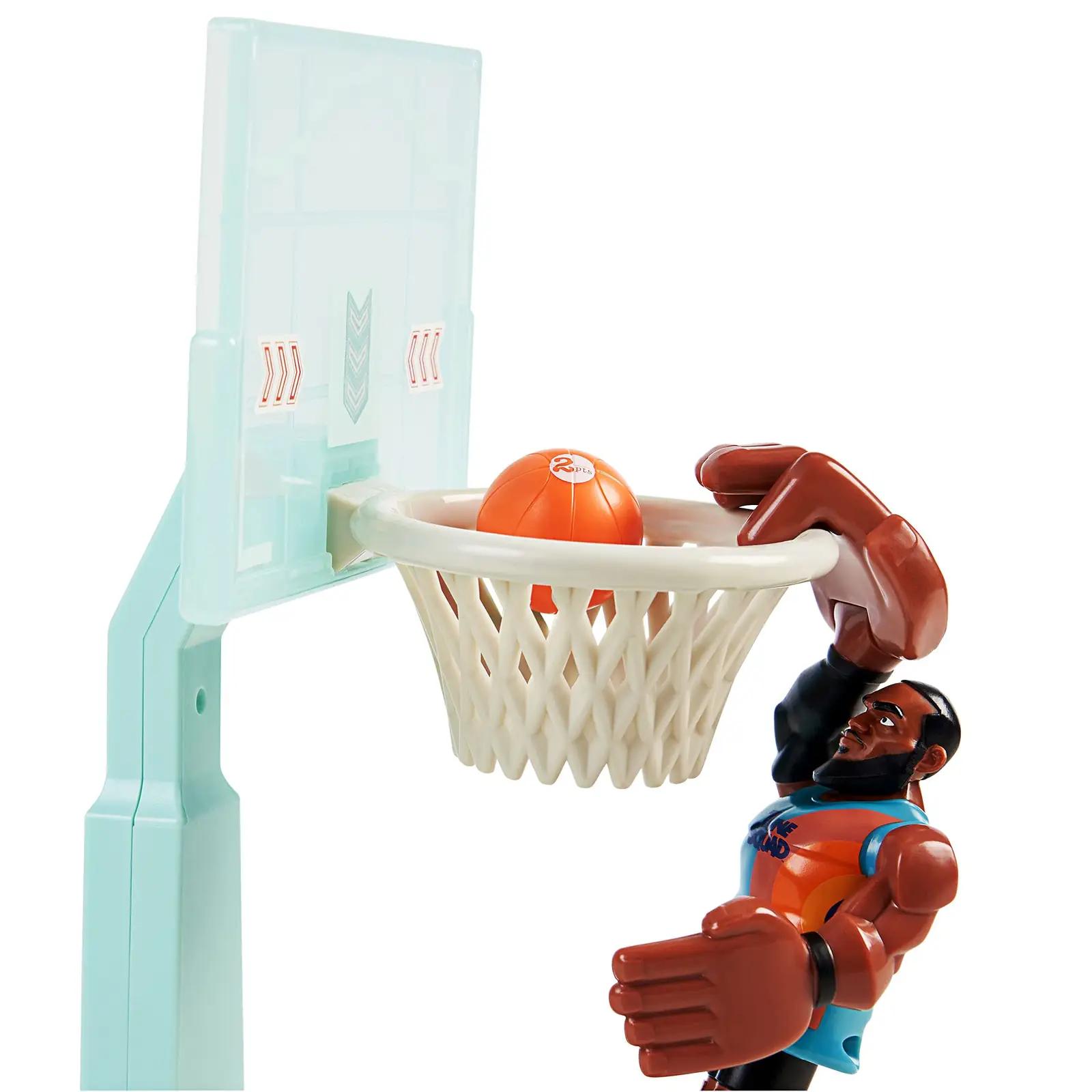 Famosa Space Jam mänguline plastikust korvpallikomplekt lastele – pakend ja tarvikud