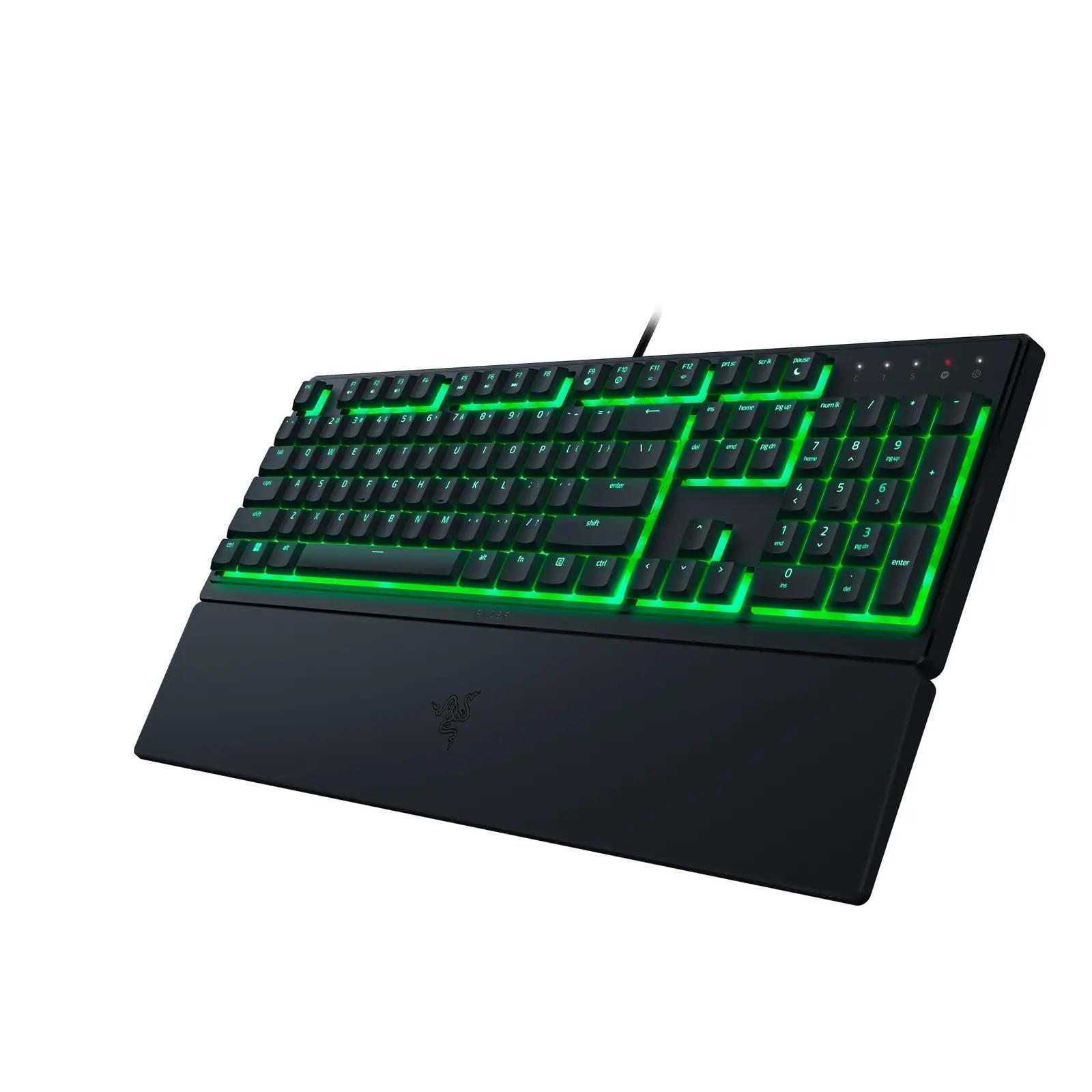 Razer mänguritastatuur Ornata V3 X — madal membraan, ergonoomia – pilt 9