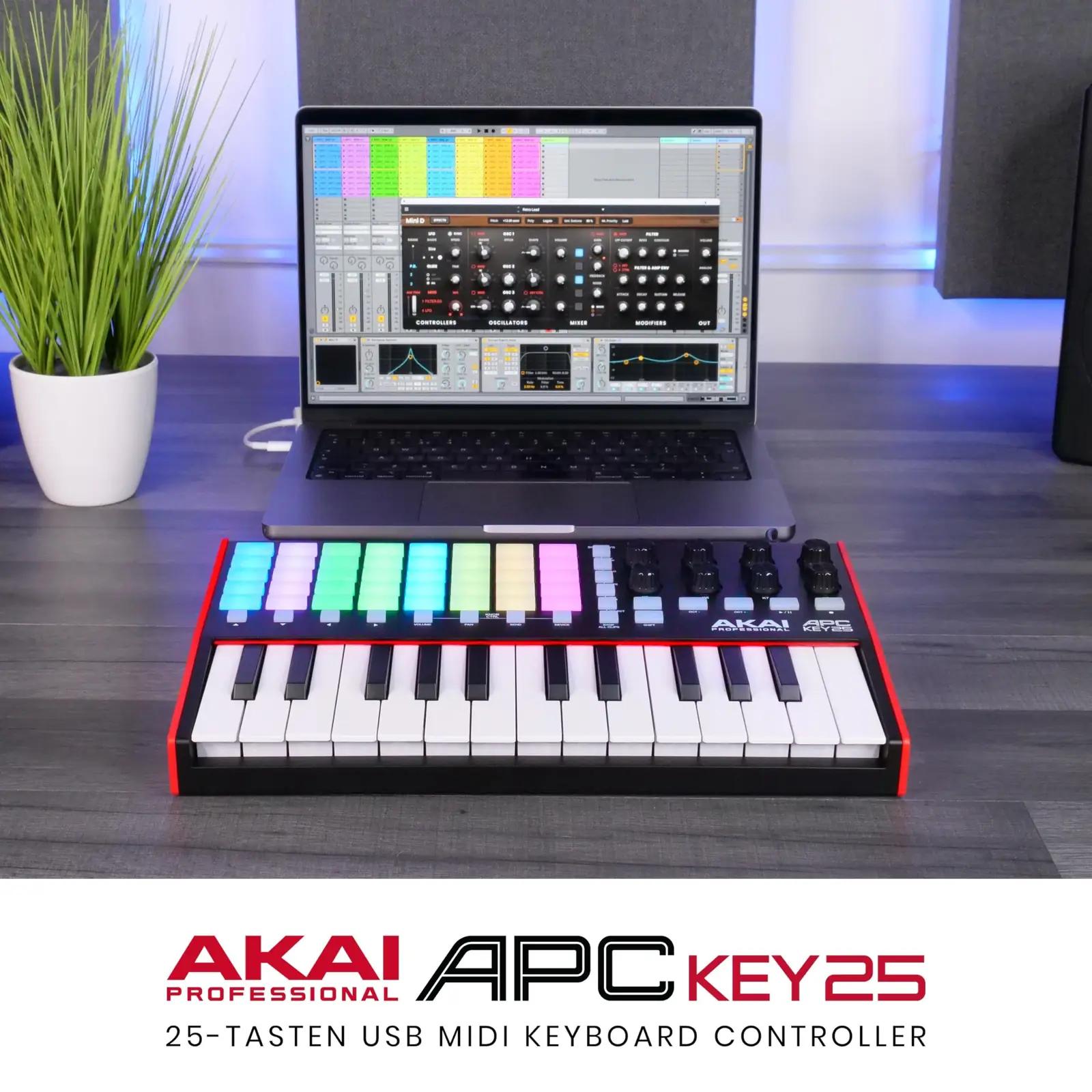 Akai Professional MIDI-klaviatuur: kompaktne 25-klahviline – pilt 7
