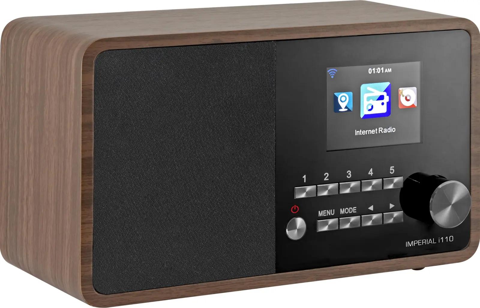 Imperial puidust internetiraadio — soojade toonidega ja