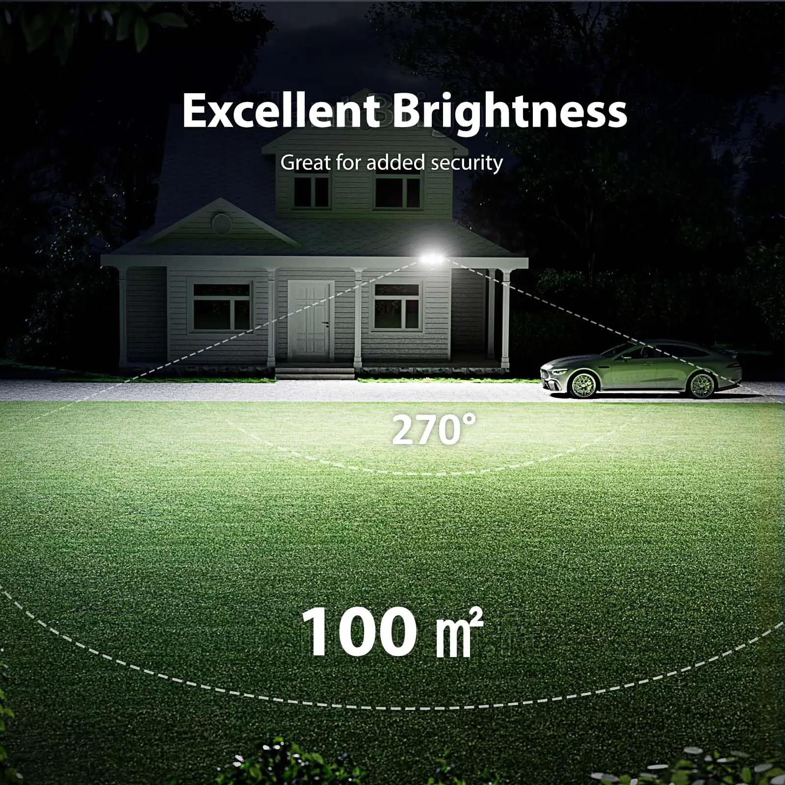 Onforu LED-valgusti 55W välistingimustesse — veekindel ja – pakend ja tarvikud