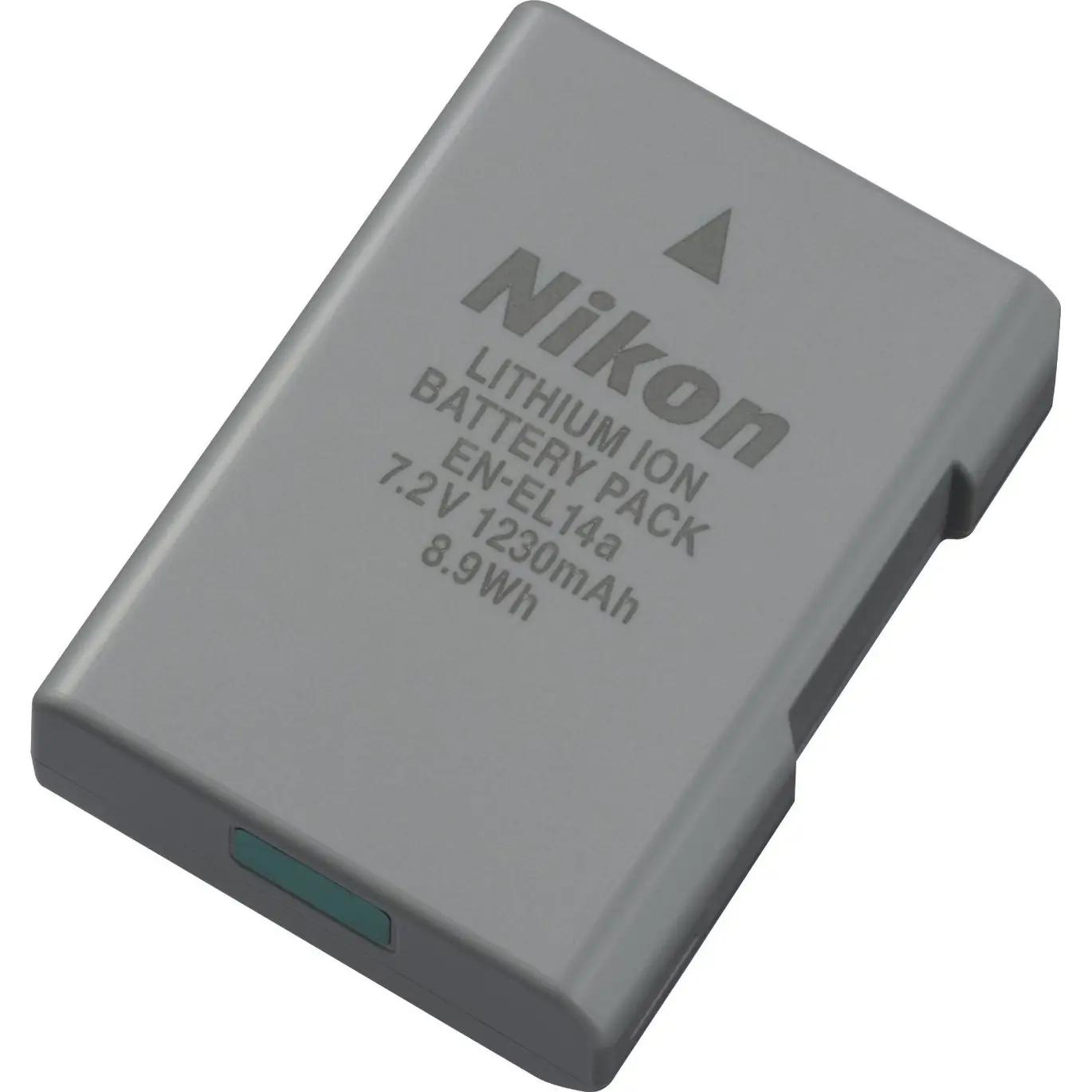 Nikon vastupidav laaditav akupakk – EN-EL14A fotokaamerale