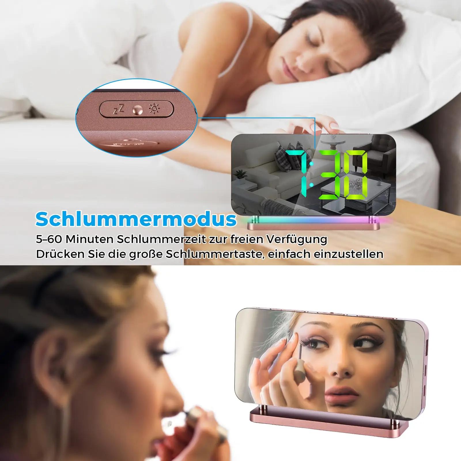 SZELAM peegelkell LED-valgusega — modernne öövaht ja kingiidee – pilt 7