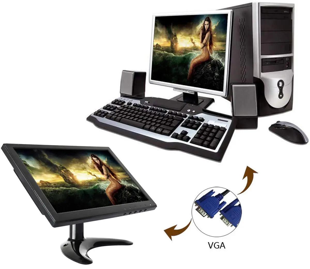 WHOLEV 10,1″ metallist IPS-monitor kodu- ja kontorikasutuseks – pakend ja tarvikud