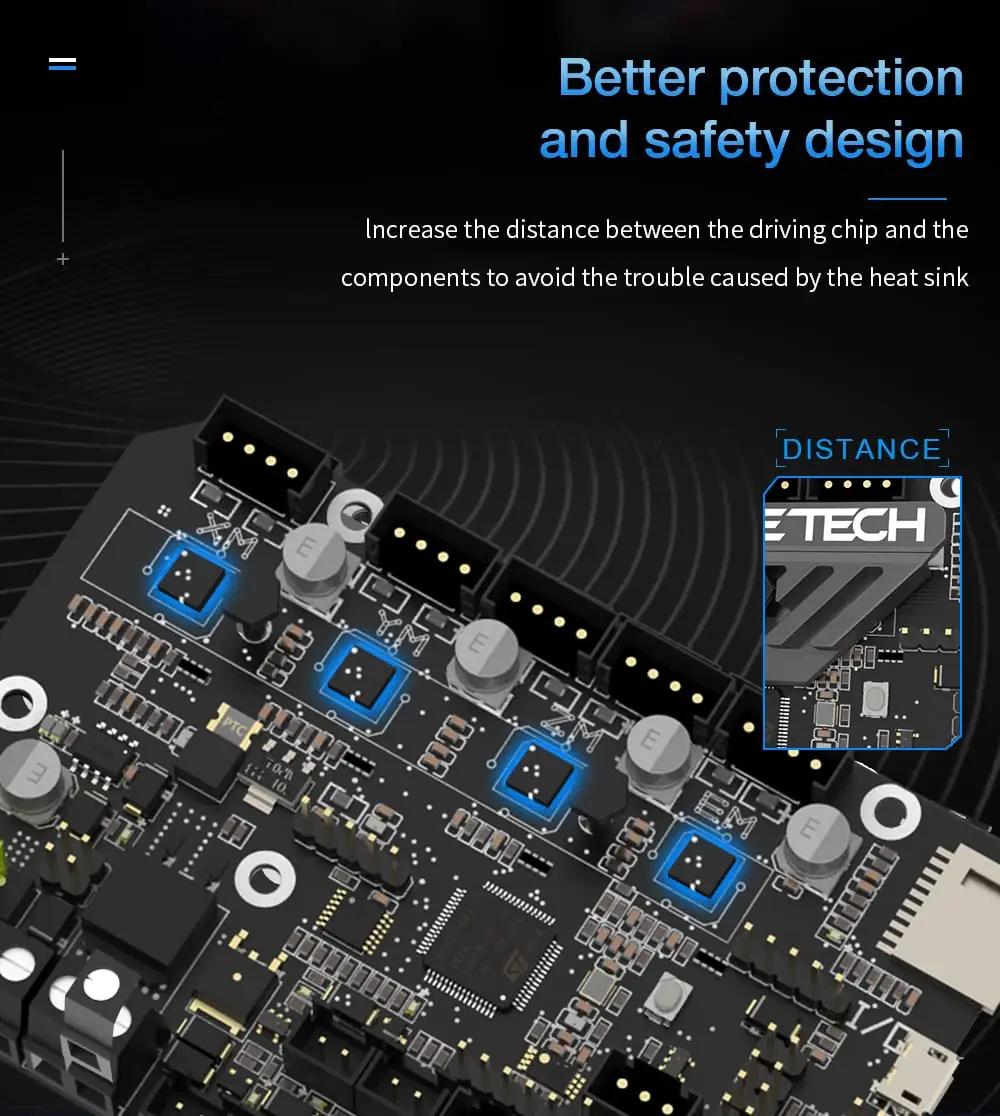 BIGTREETECH vaikne 32-bit juhplaat Ender 3 seeriale – lisavaade