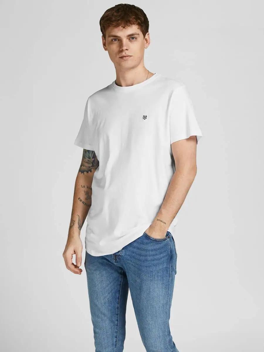JACK & JONES mugav puuvillane T-särk 5tk komplekt – detailne vaade