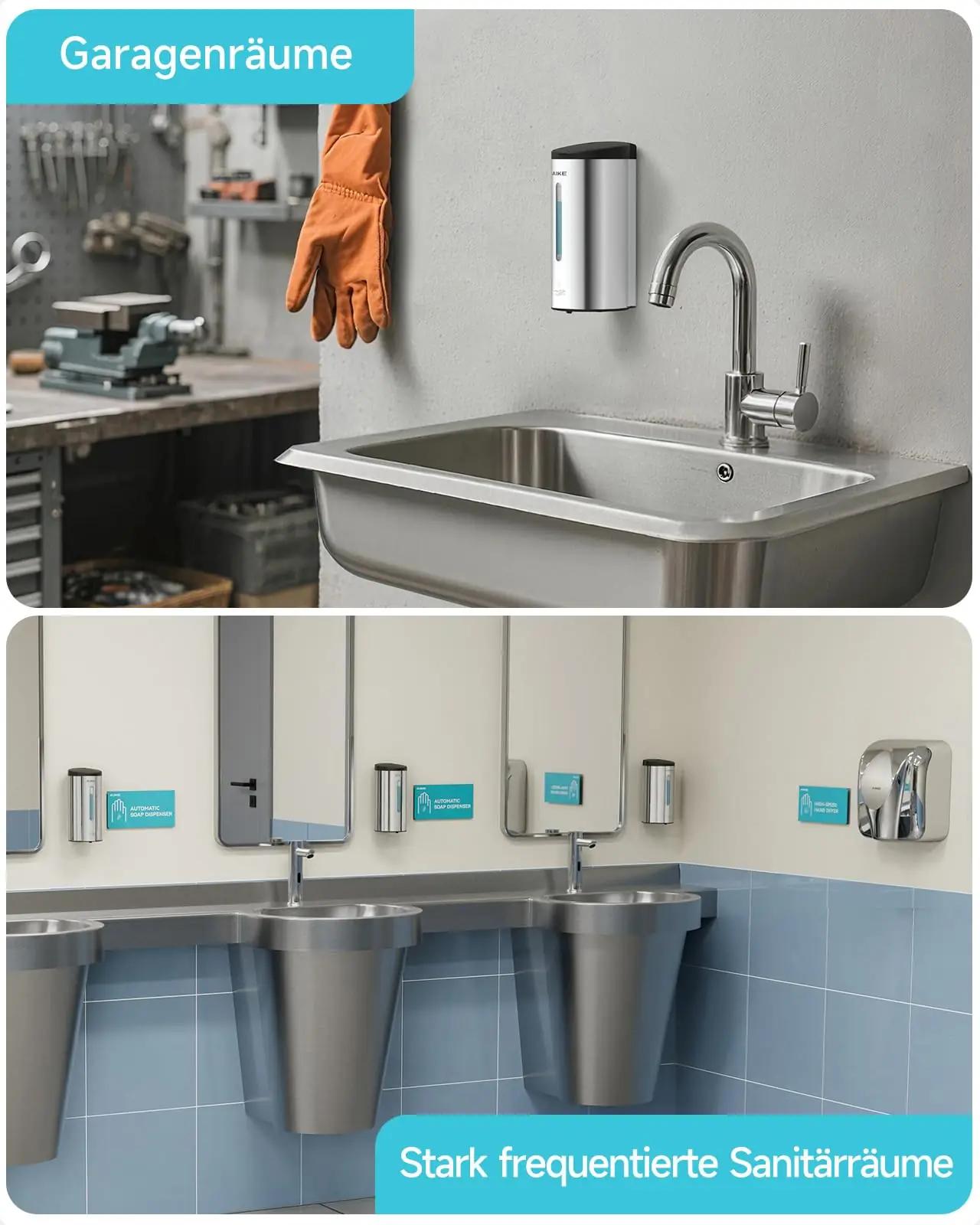AIKE roostevabast terasest automaatne seepjaotus 750 ml – pilt 7