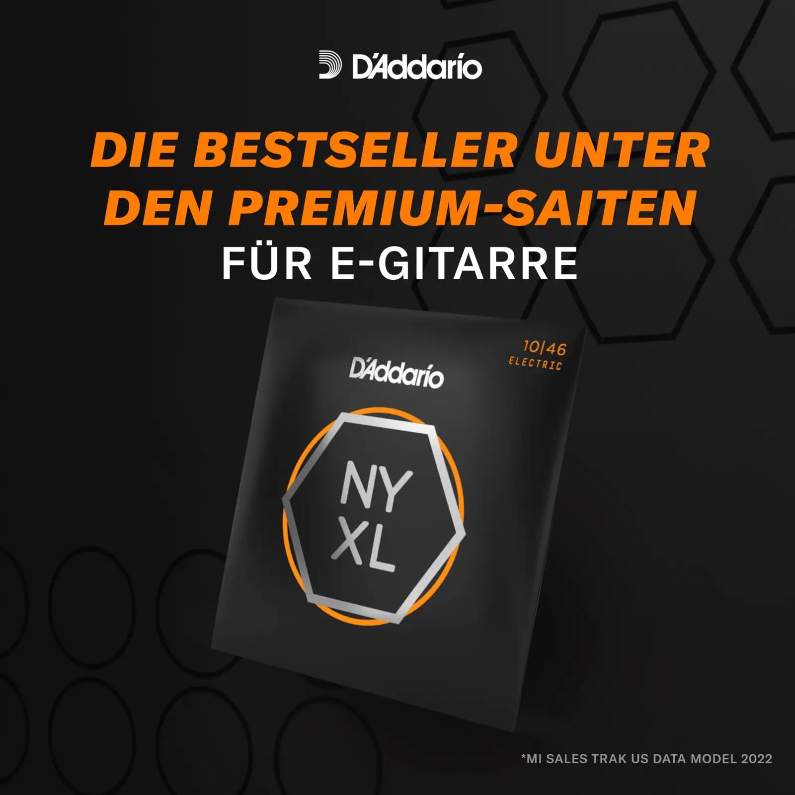 D’Addario elektrikitarrikeeled NYXL45130 – detailne vaade