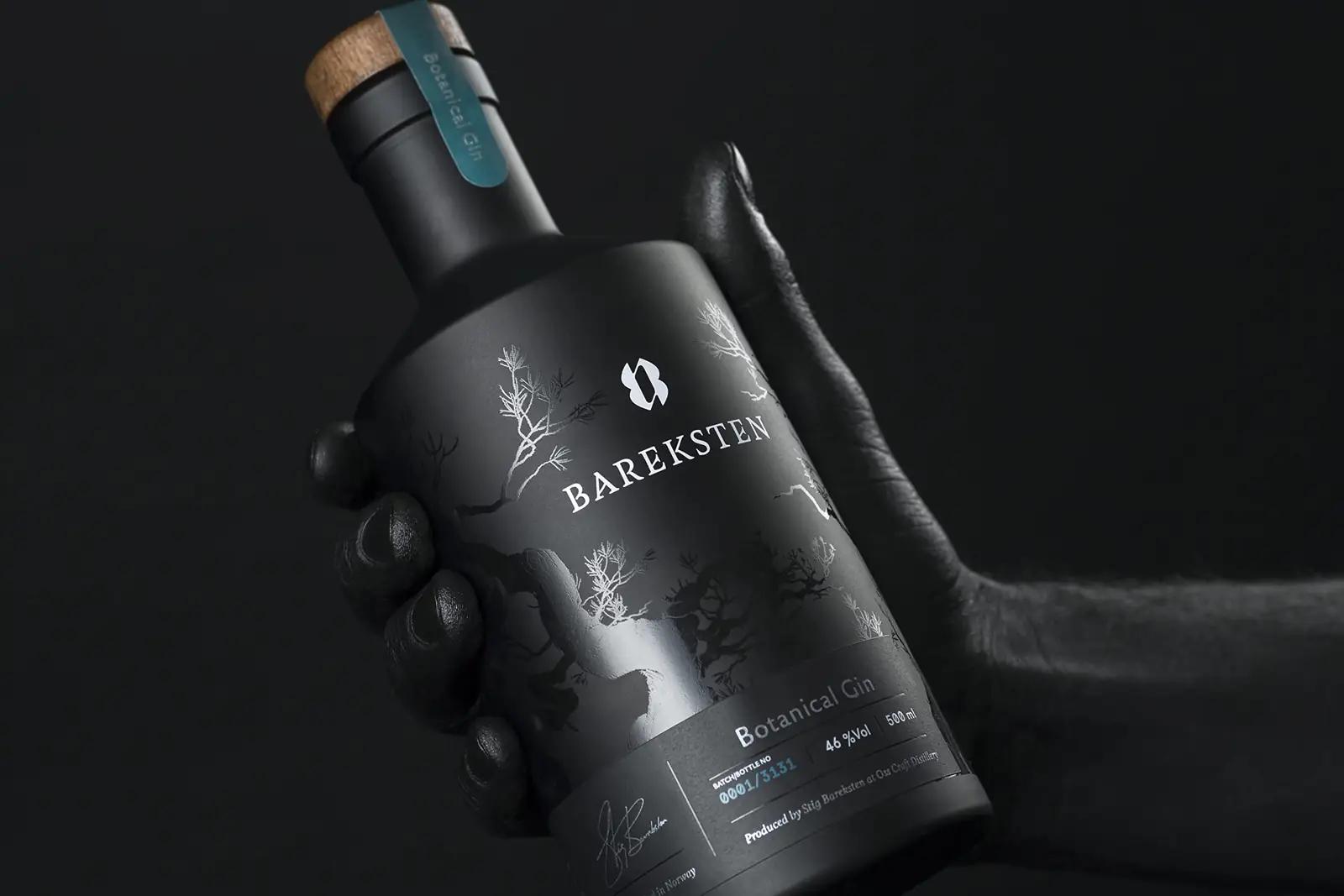 Bareksten taimne gin 1000 ml — naturaalsed botaanikalõhnad – pakend ja tarvikud
