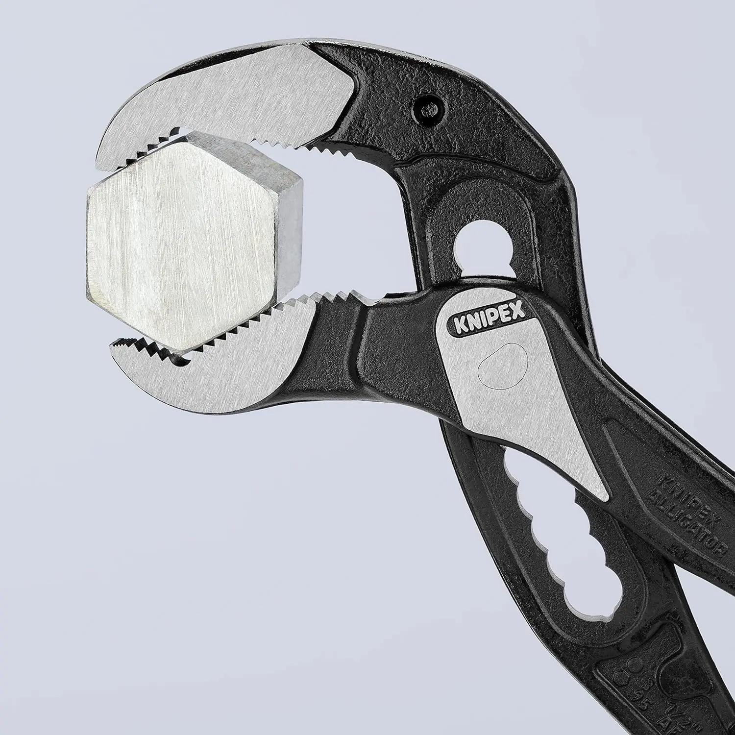 KNIPEX vastupidav 400 mm pumba- ja torupihik – tugev teras – kasutusnäide