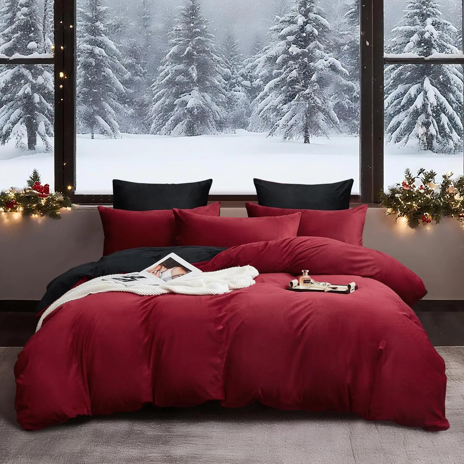 YASMENG pehme flanellvoodipesu 220×240 cm – soe talveks