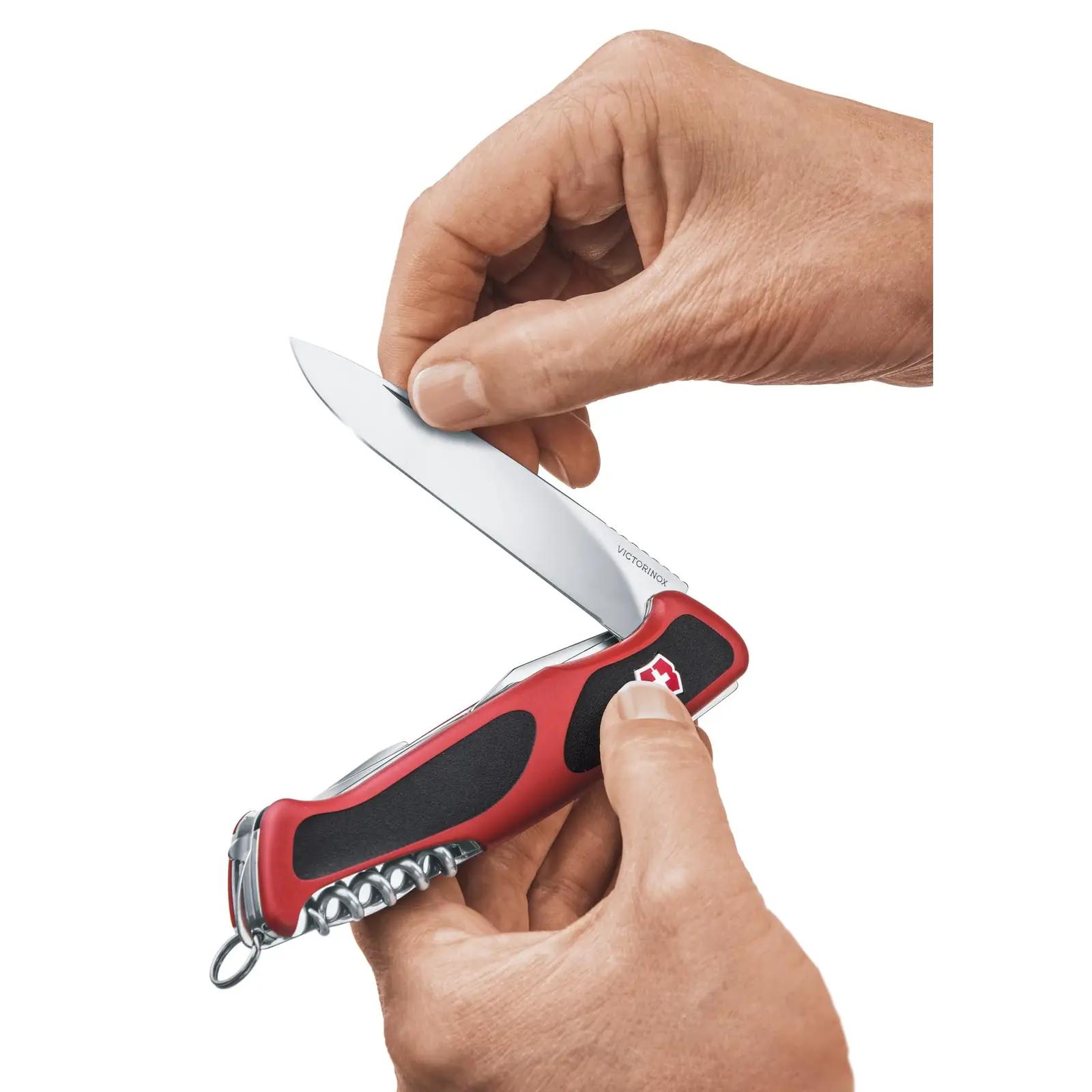 Victorinox vastupidav RangerGrip 55 taskunuga – ideaalne matkaks – pakend ja tarvikud
