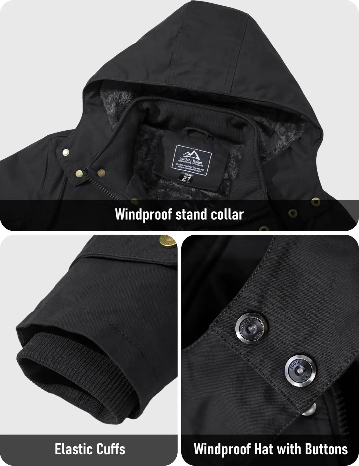 MAGCOMSEN soojendav parka talveks — villane vooder, tuulekindel – pilt 6