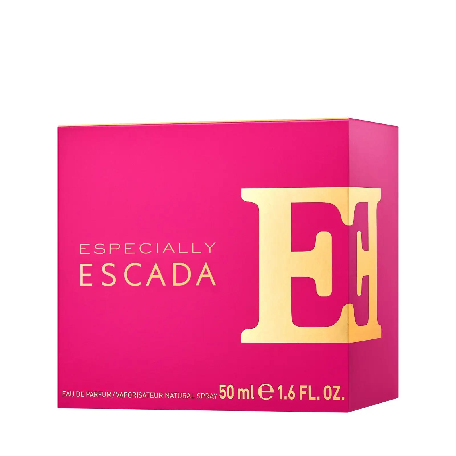Escada luksuslik 50 ml parfüüm — värske õienoot – pakend ja tarvikud