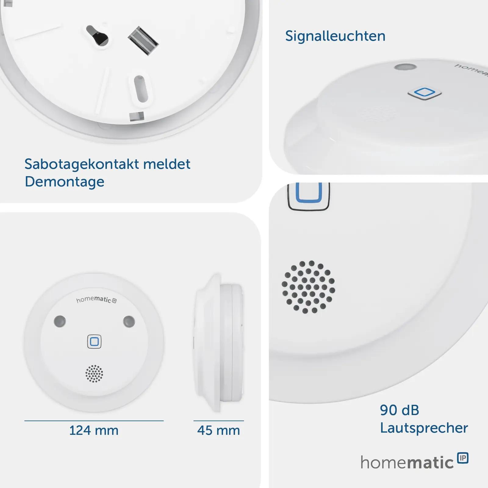 Homematic IP kodune signalisatsioonisireen – pakend ja tarvikud