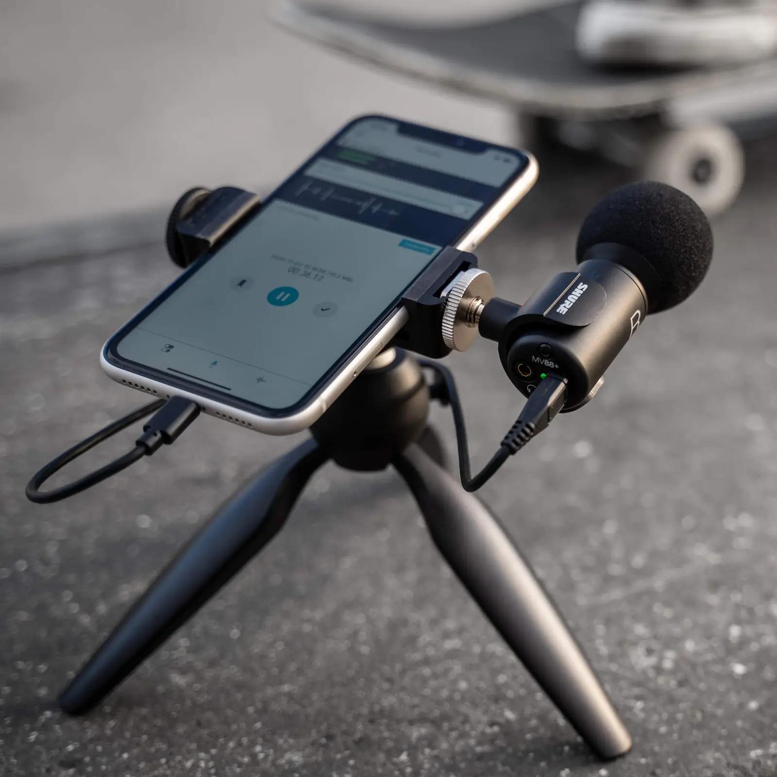 Shure kvaliteetne MV88+ mikrofoni video- ja streaming-kit – pilt 7