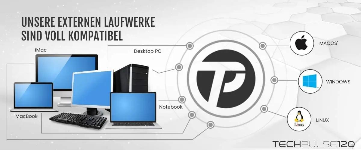techPulse120 alumiiniumist väline Blu-ray kirjutaja — UHD 4K ja – pilt 8