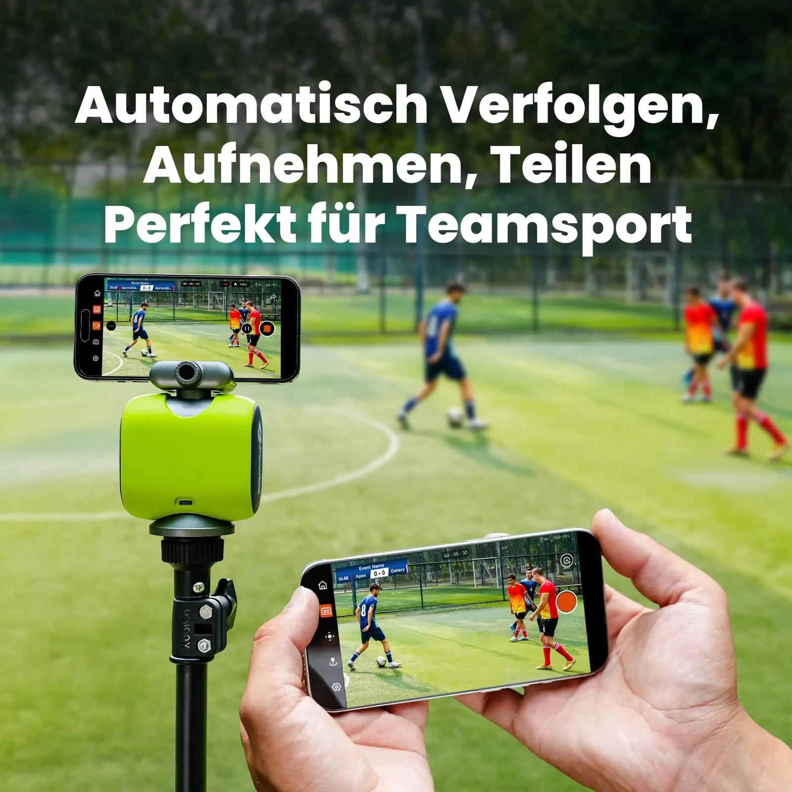 XbotGo lava-graphite actionkaamera 4K 60FPS – sportlik jälgimine – detailne vaade