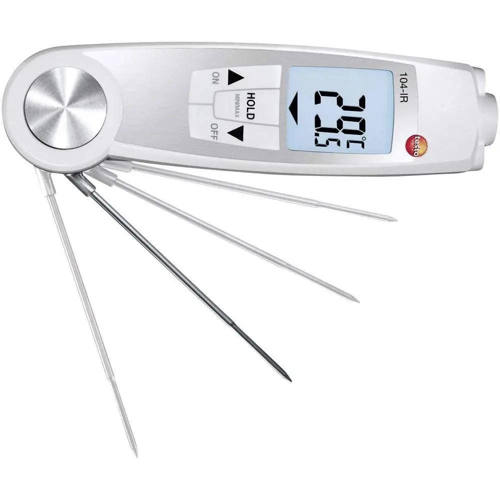 Testo AG PTFE-termomeeter — täpne kuni +250°C, kerge käes – detailne vaade