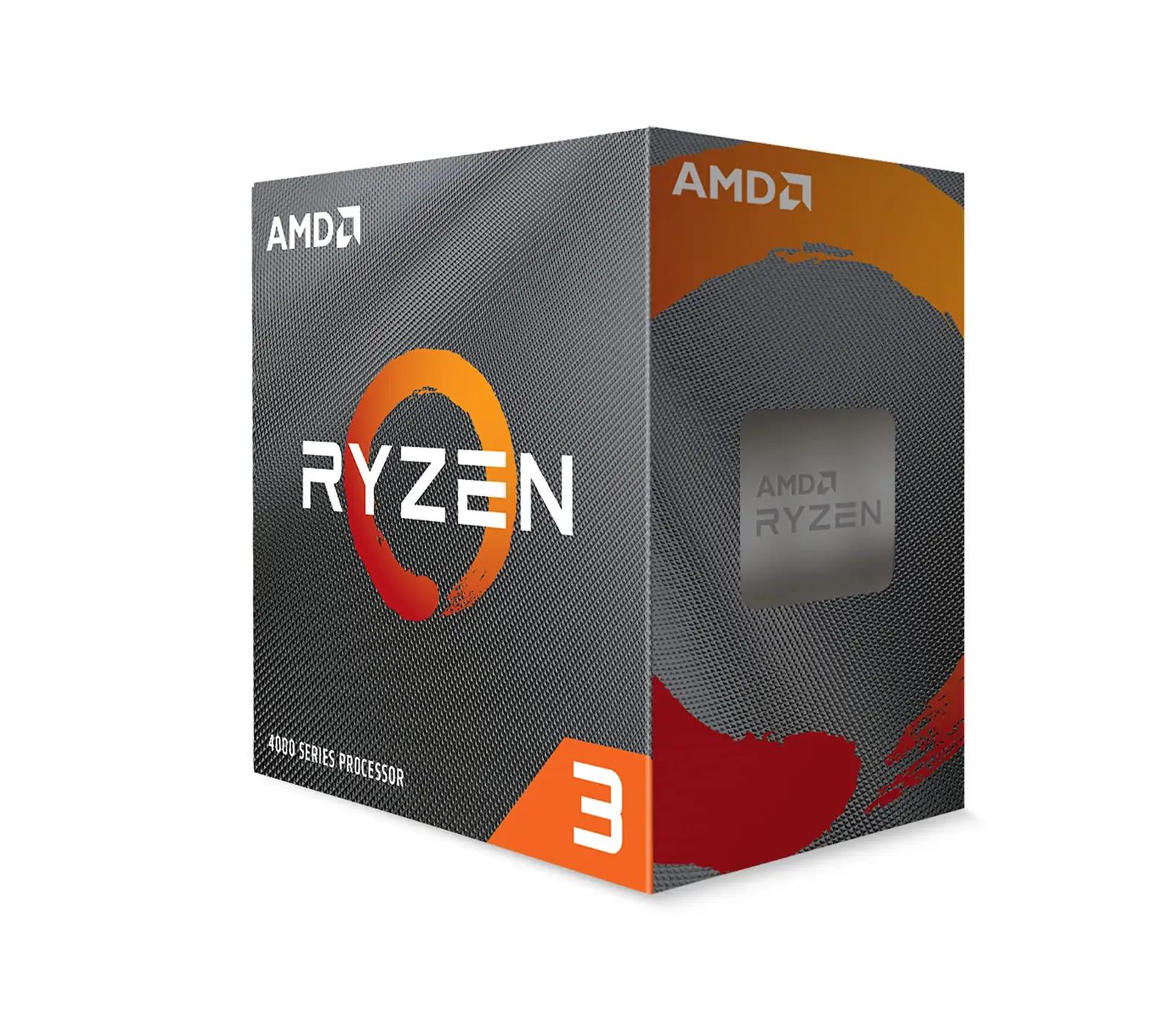 AMD AMD Ryzen 3 4100 arvutid ja tarvikud – detailne lähivaade