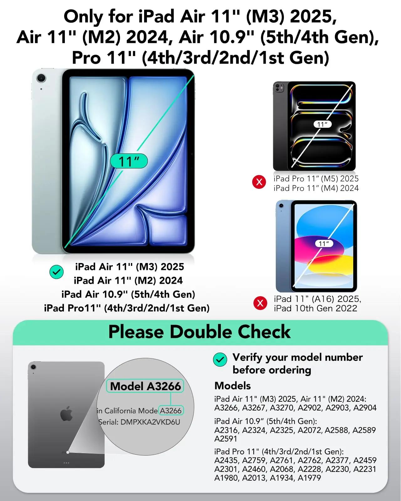ESR magnetiline klaviatuurikate iPad Air/Pro 11 tolli – detailne vaade