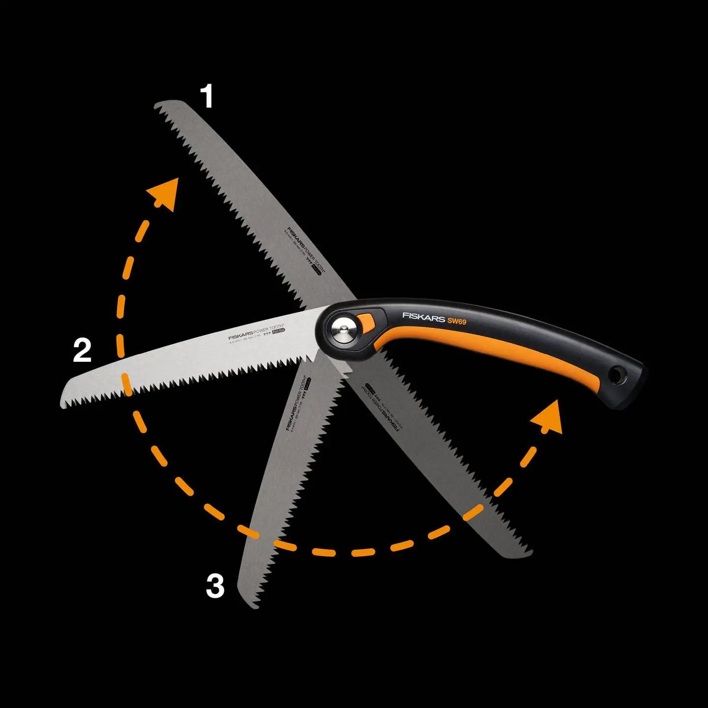 Fiskars vastupidav klappsäge – terav 21 cm tera aednikele – pilt 7
