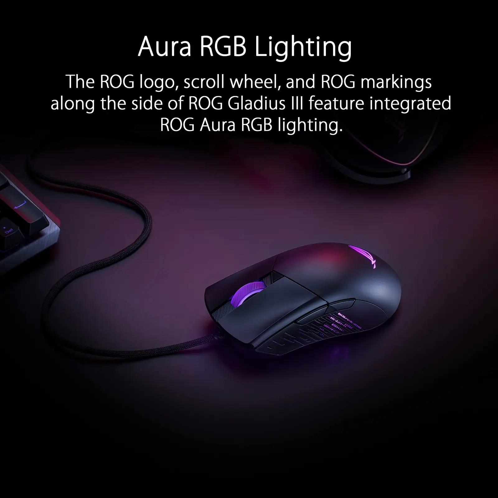 ASUS mänguhiir Gladius III — täpne 19 000 DPI sensor – pilt 7