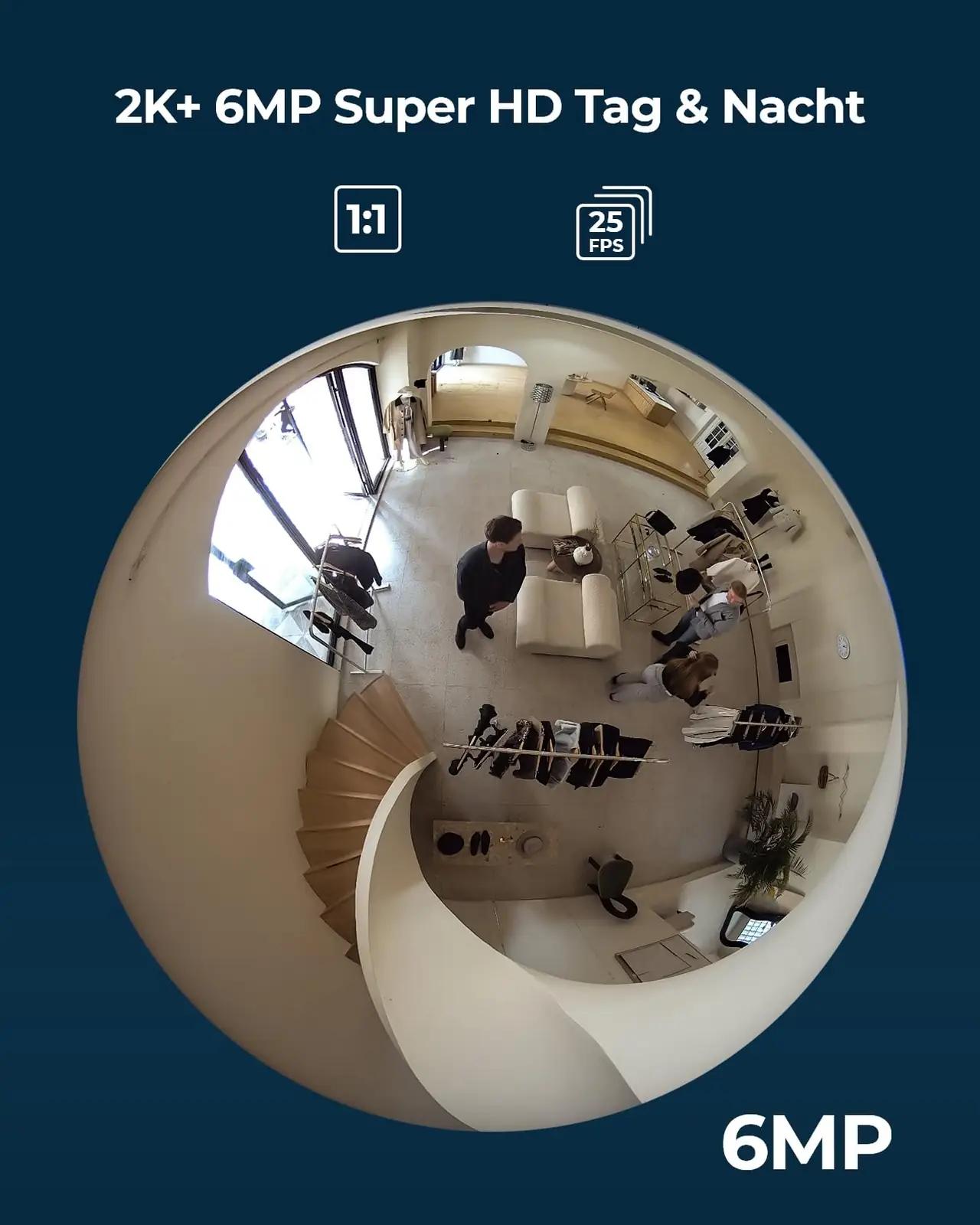 Reolink FE-W-White videovalve – detailne lähivaade
