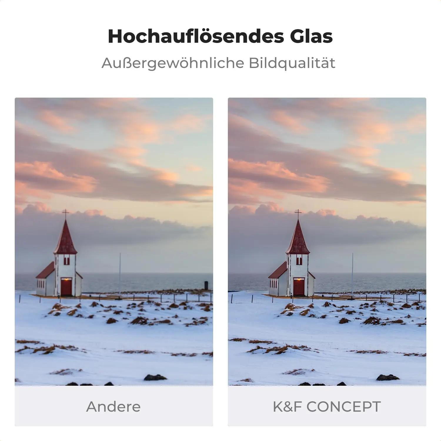 K&F CONCEPT kvaliteetne soft GND8 filtriga kingitus – kasutusnäide
