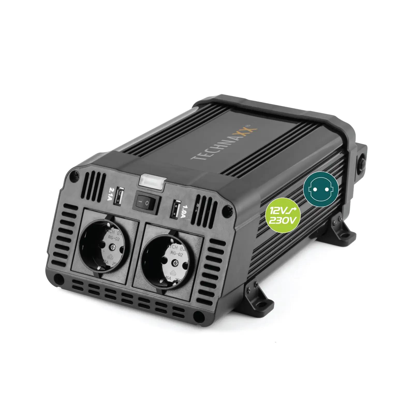 Technaxx auto pingemuundur 12V–230V — tugev ja usaldusväärne