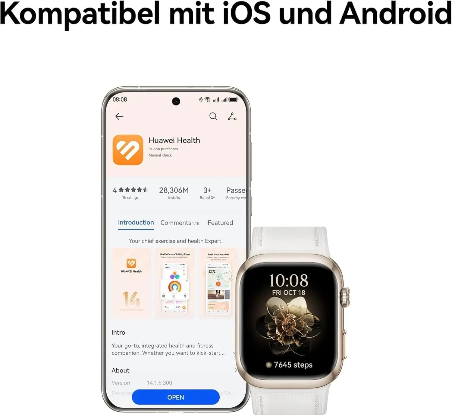 HUAWEI nutikell Watch D2 – õhuke disain ja tervisekontroll – pilt 9