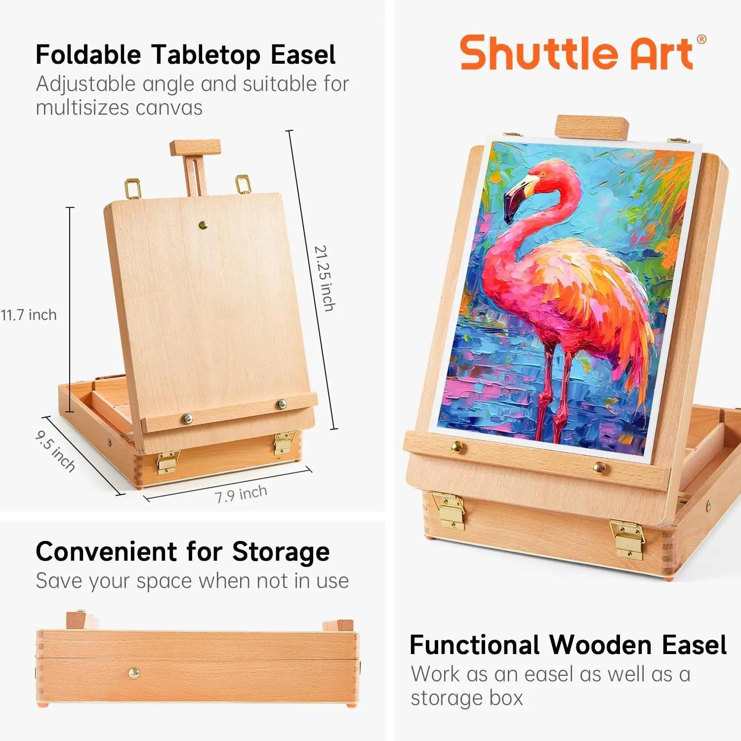 Shuttle Art professionaalne 65-osaline maalikomplekt – lisavaade