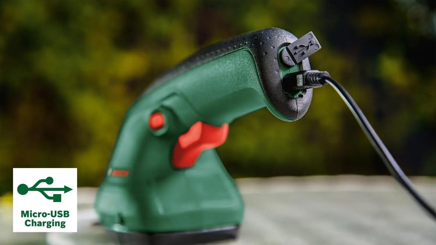 Bosch kerge akuga aiakäärid EasyShear — vastupidav teras – kasutusnäide