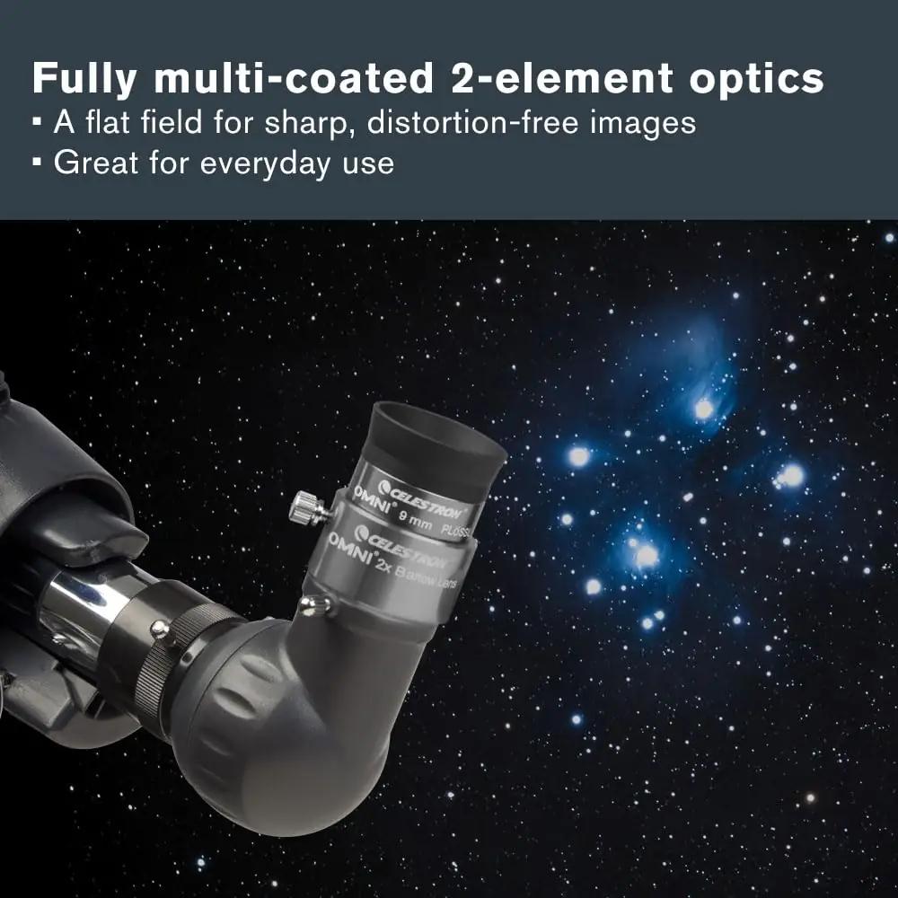 Celestron Omni 2x Barlow-lääts — selgevaatlus ja vastupidavus – pilt 6