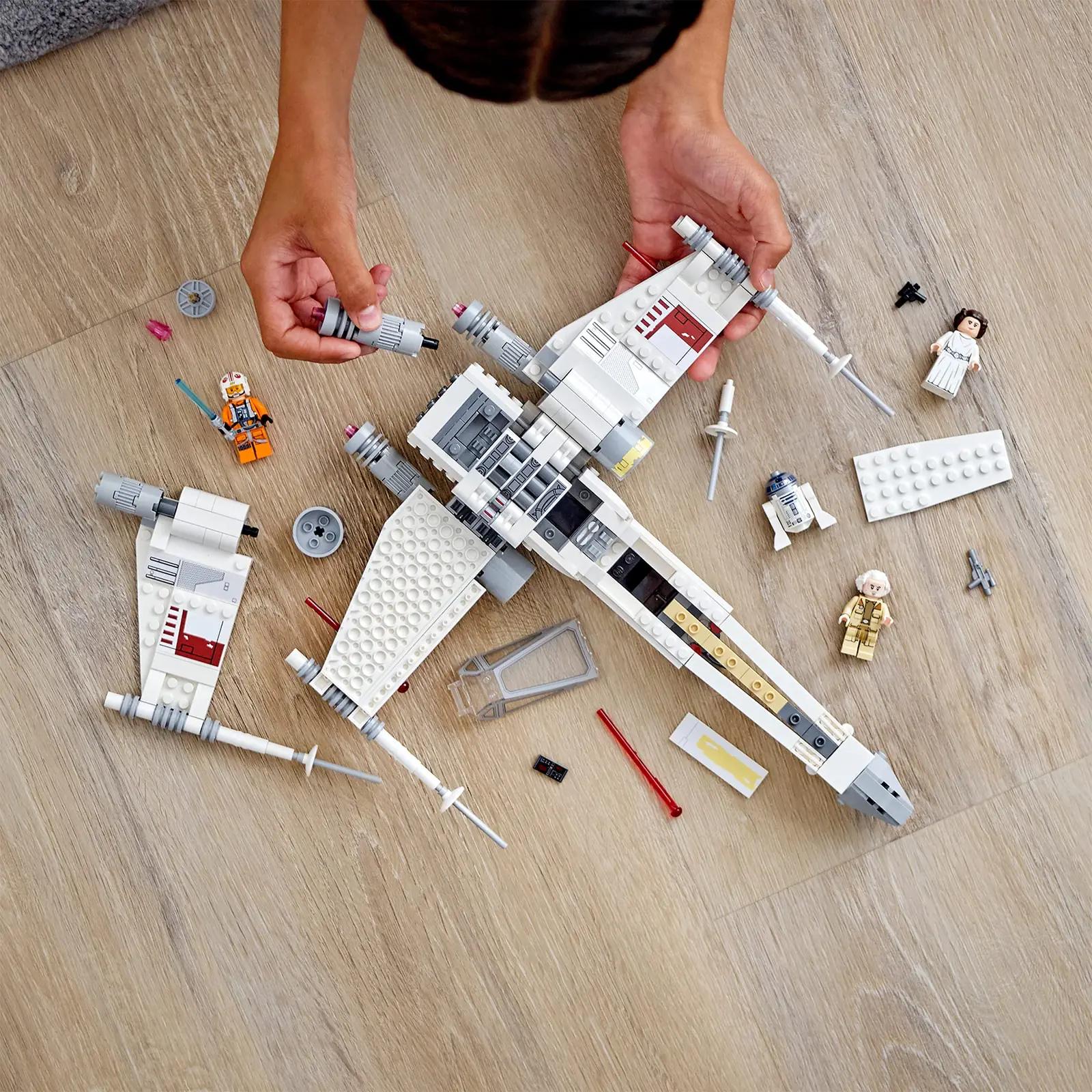 LEGO X-Wing ehitusmäng – detailne kosmoselaev ja figuurid – pilt 8