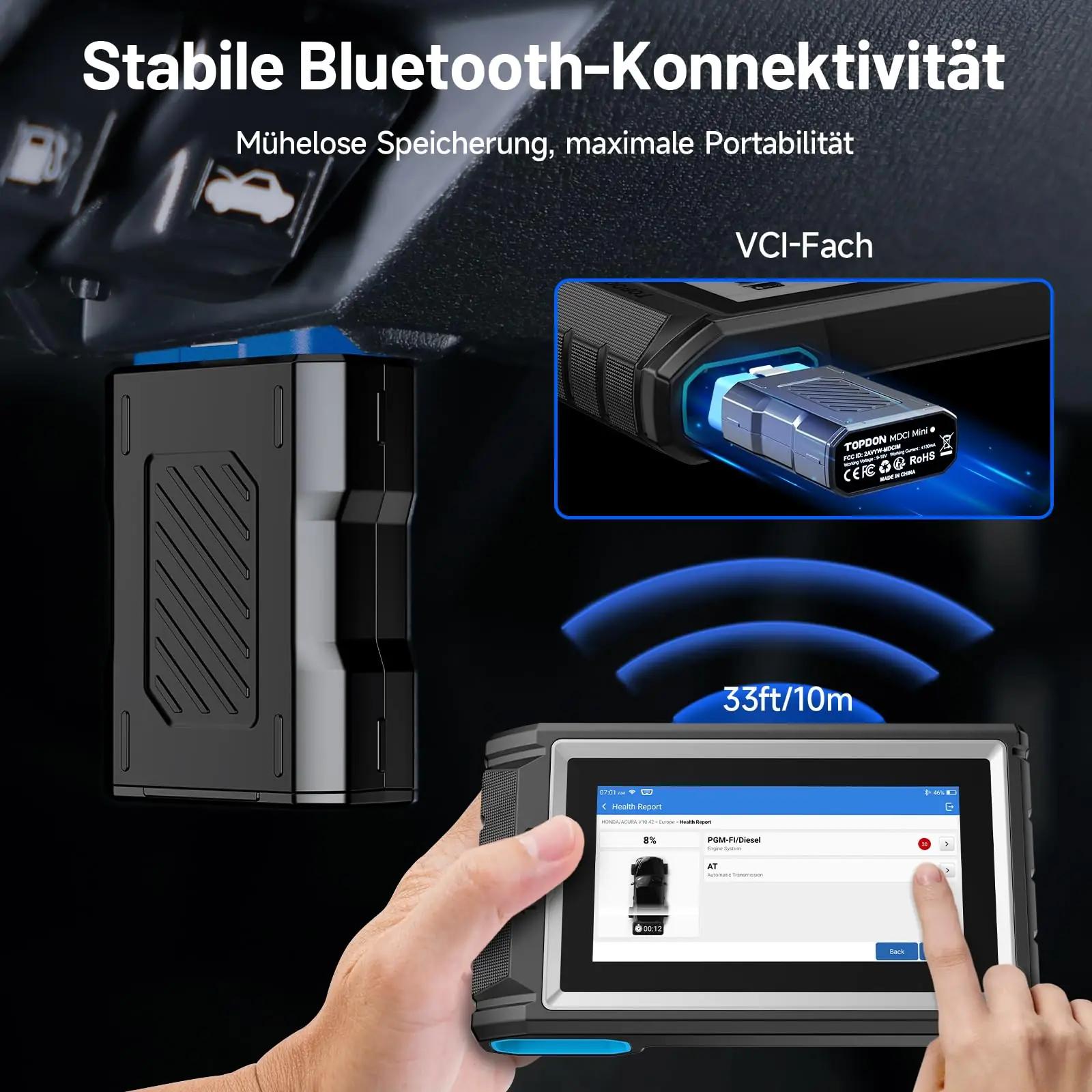 TOPDON obd-ii diagnosiseadmed AD800BT-UK – lisavaade
