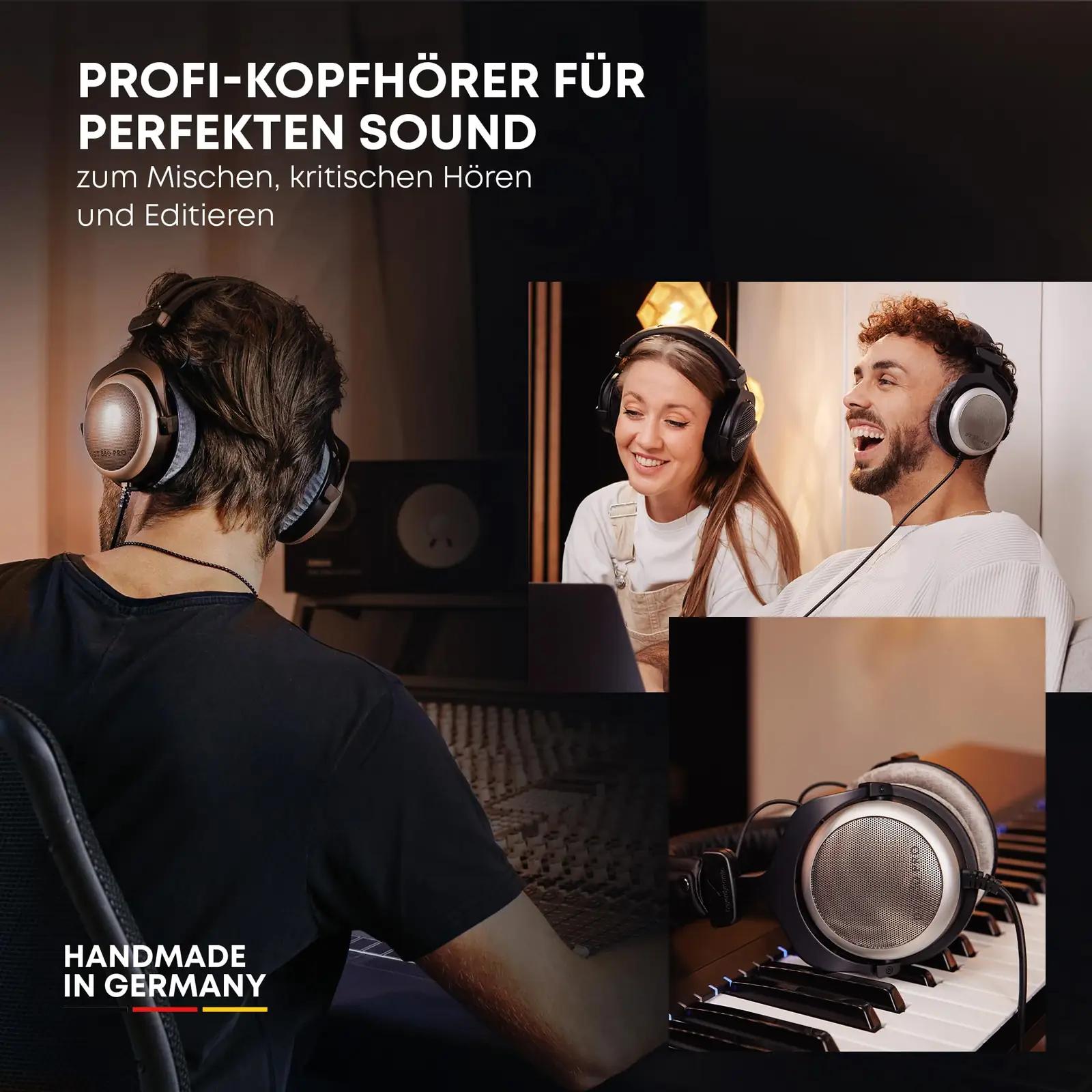 beyerdynamic kvaliteetsed veluurist over-ear stuudiokõrvaklapid – pakend ja tarvikud