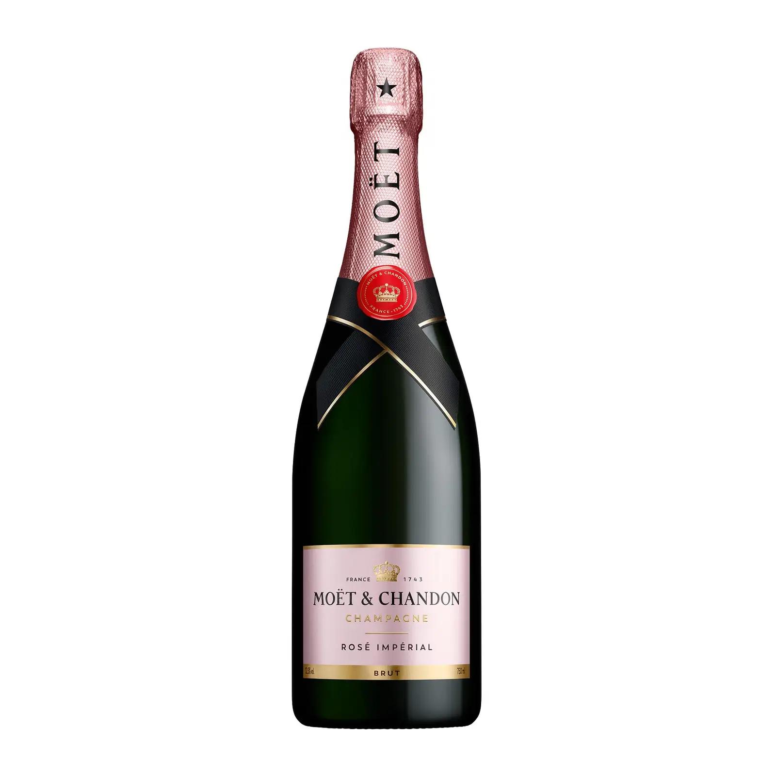 Moët & Chandon roosa šampanja kingituseks — elegantne 0,75 l – detailne vaade