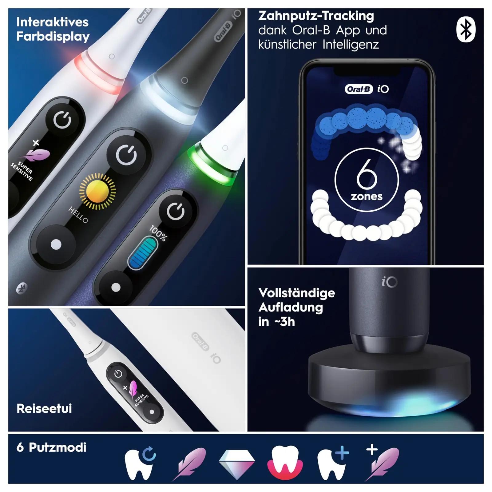 Oral-B iO Series 8 Plus kaksikutest komplekt – täpne puhastus – pilt 6