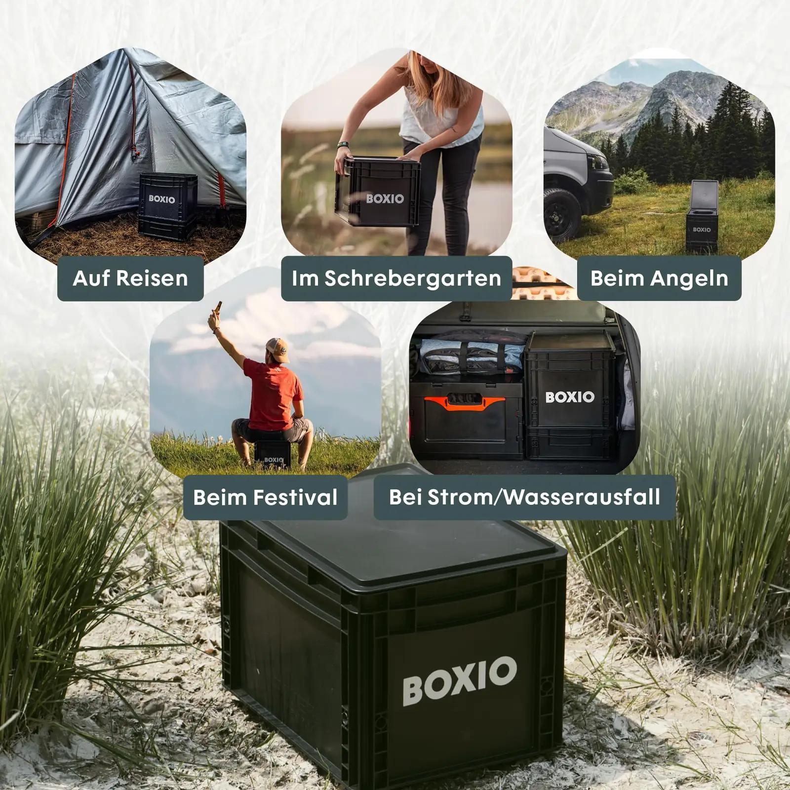 BOXIO kompaktne kempsu 40×30 cm — mugav reisikemikaalivaba – pilt 6