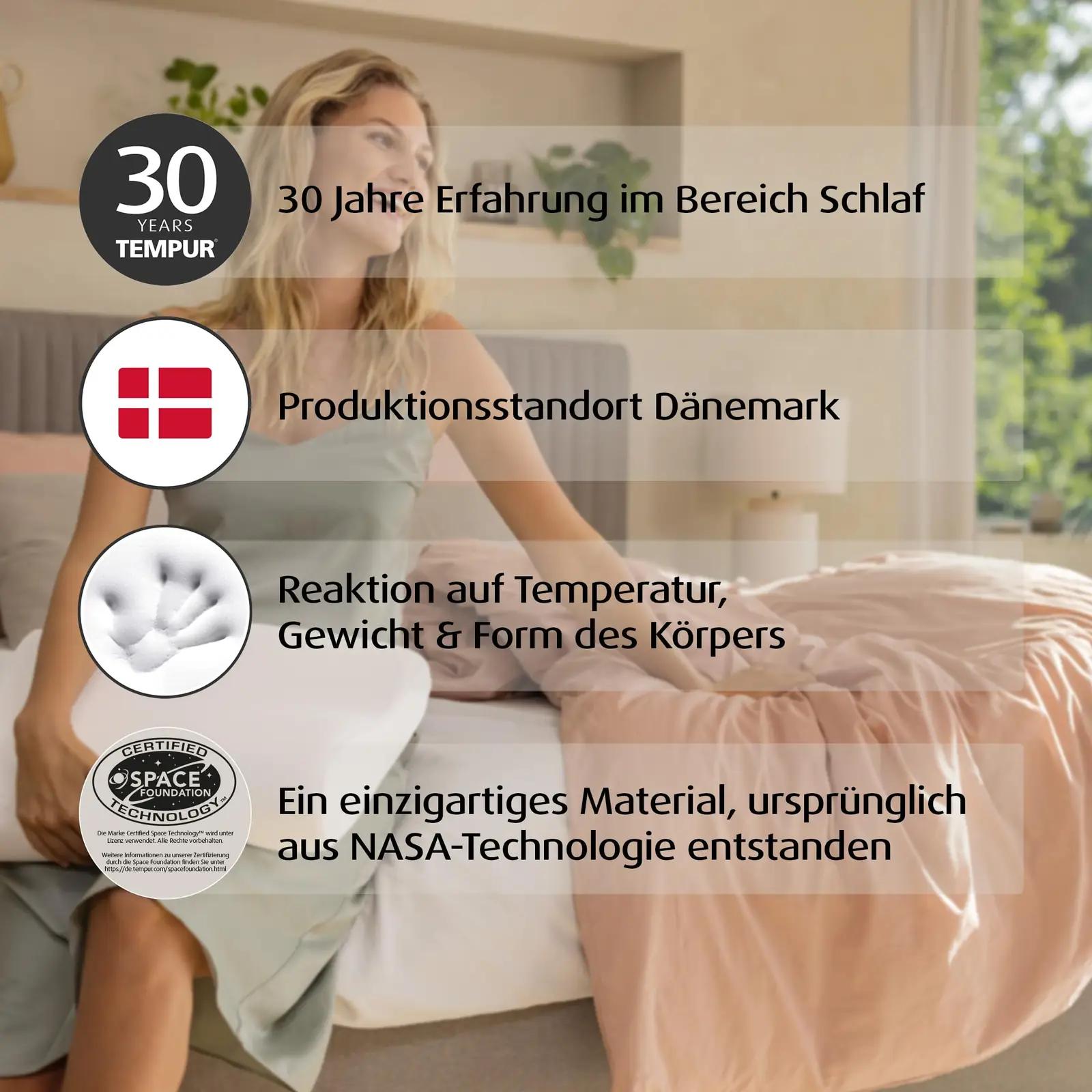 TEMPUR ergonoomiline mäluvahust padi — toetav uni S – pilt 6