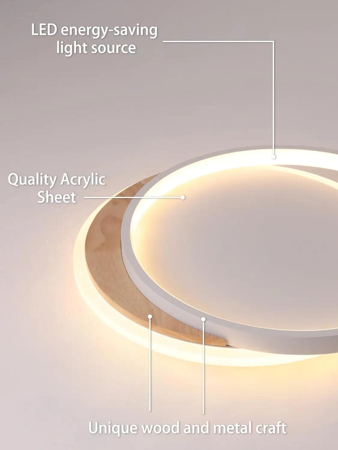 FANLG modernne 40 cm LED laelamp – soe ja reguleeritav valgus – kasutusnäide