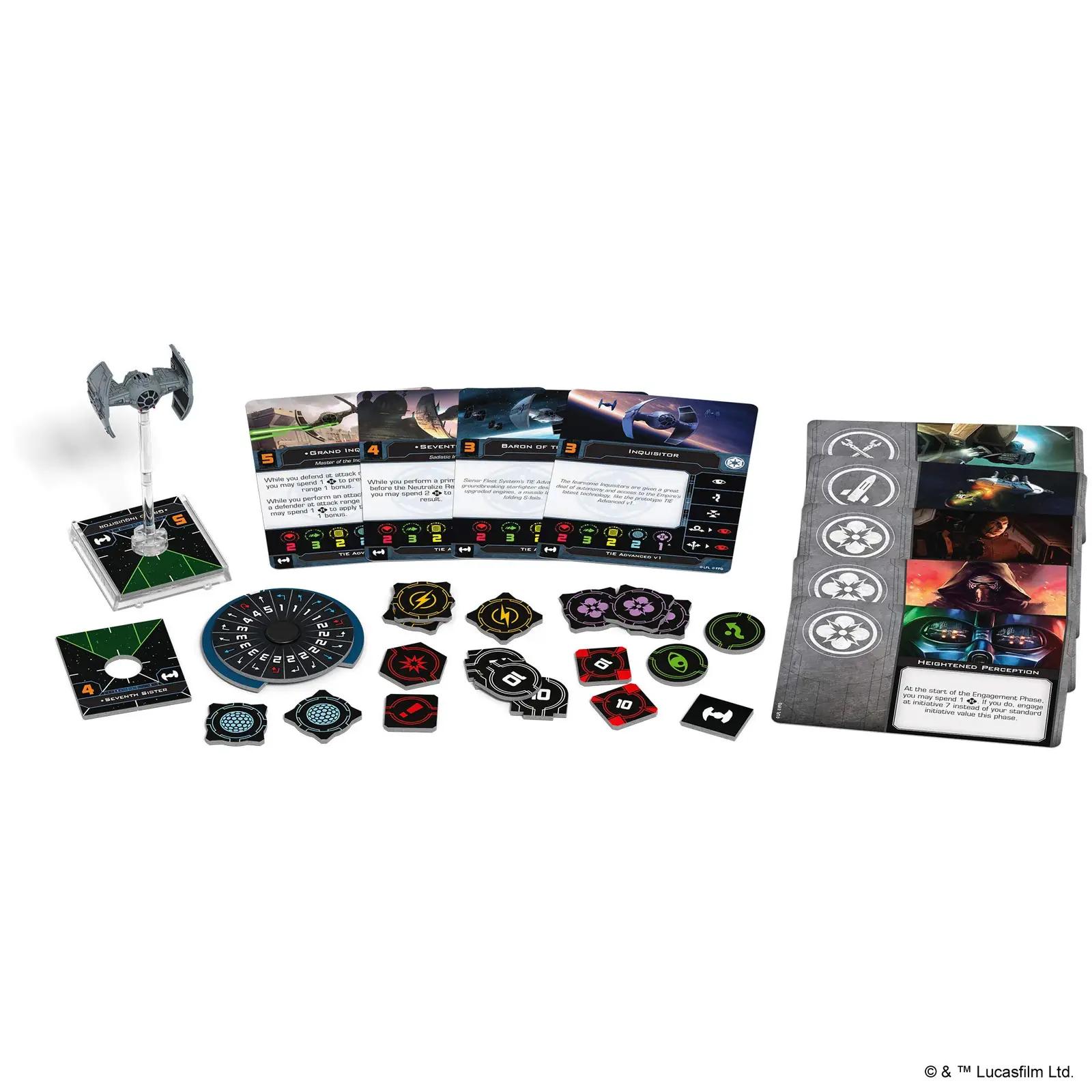 Atomic Mass Games Tugev plastikust lisapakett – Inquisitors’ TIE – detailne vaade