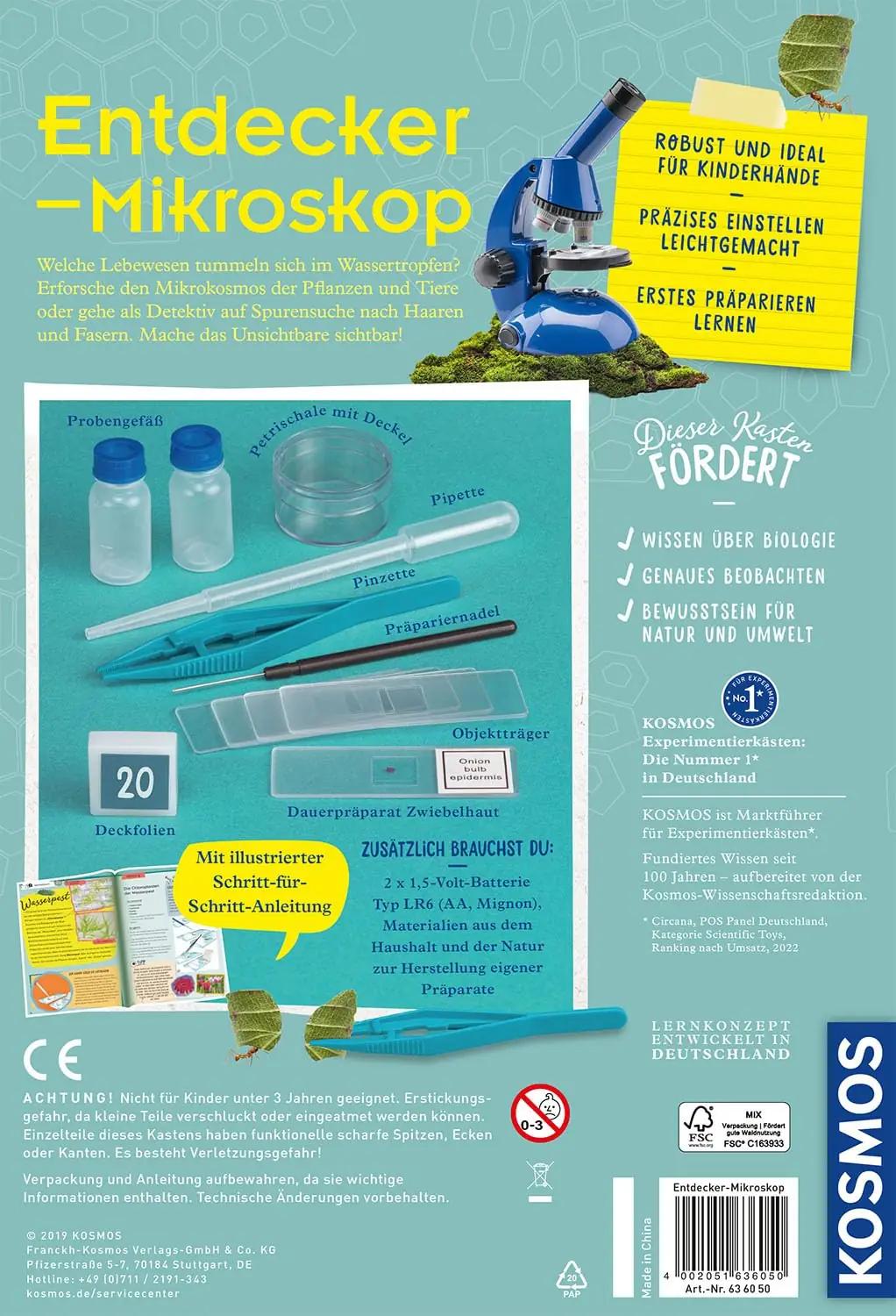 Kosmos lapse teadusmikroskoop 636050 – avastusmänguks – pilt 7